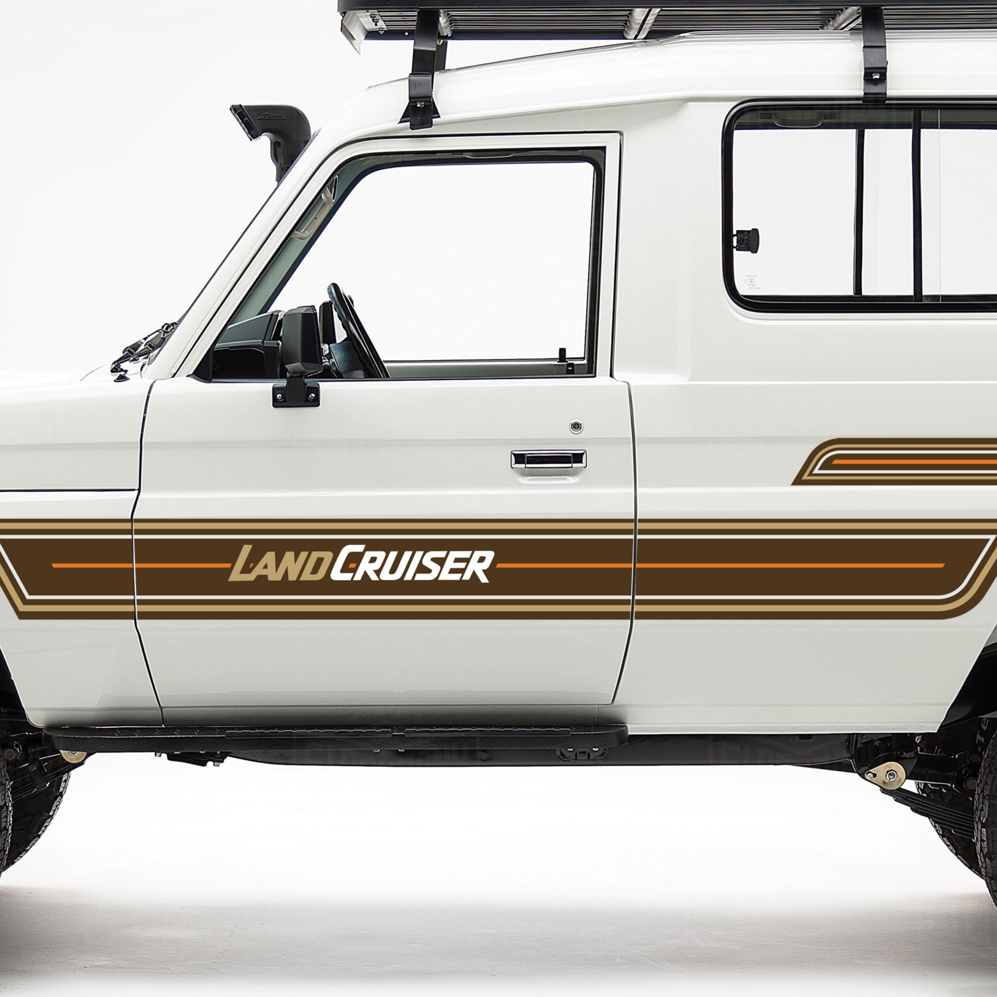 Alpine Stripes for LandCruiser 70 Series | Vinyl Decal Kit