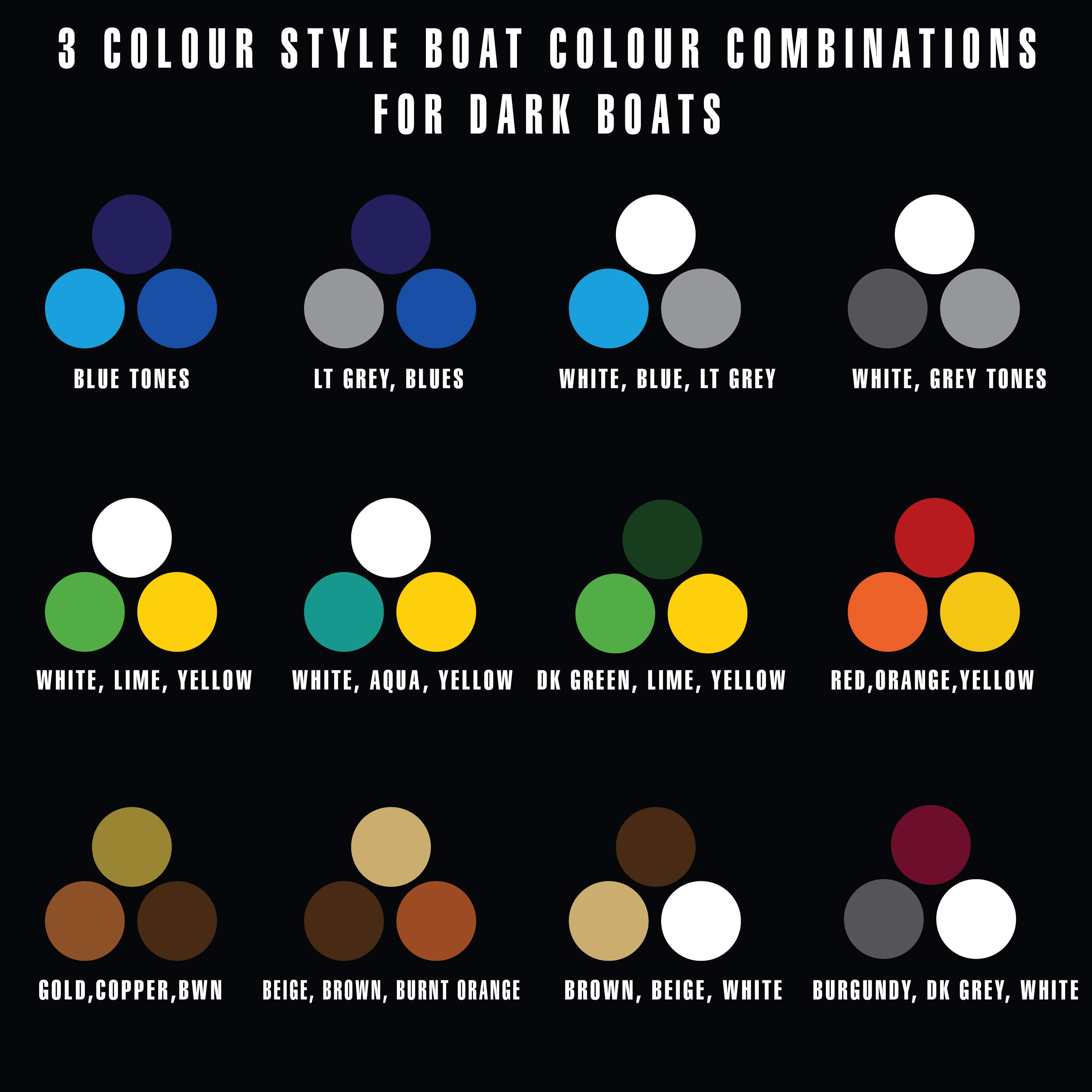 Breeze About Boat Stripes | Custom Vinyl Decals