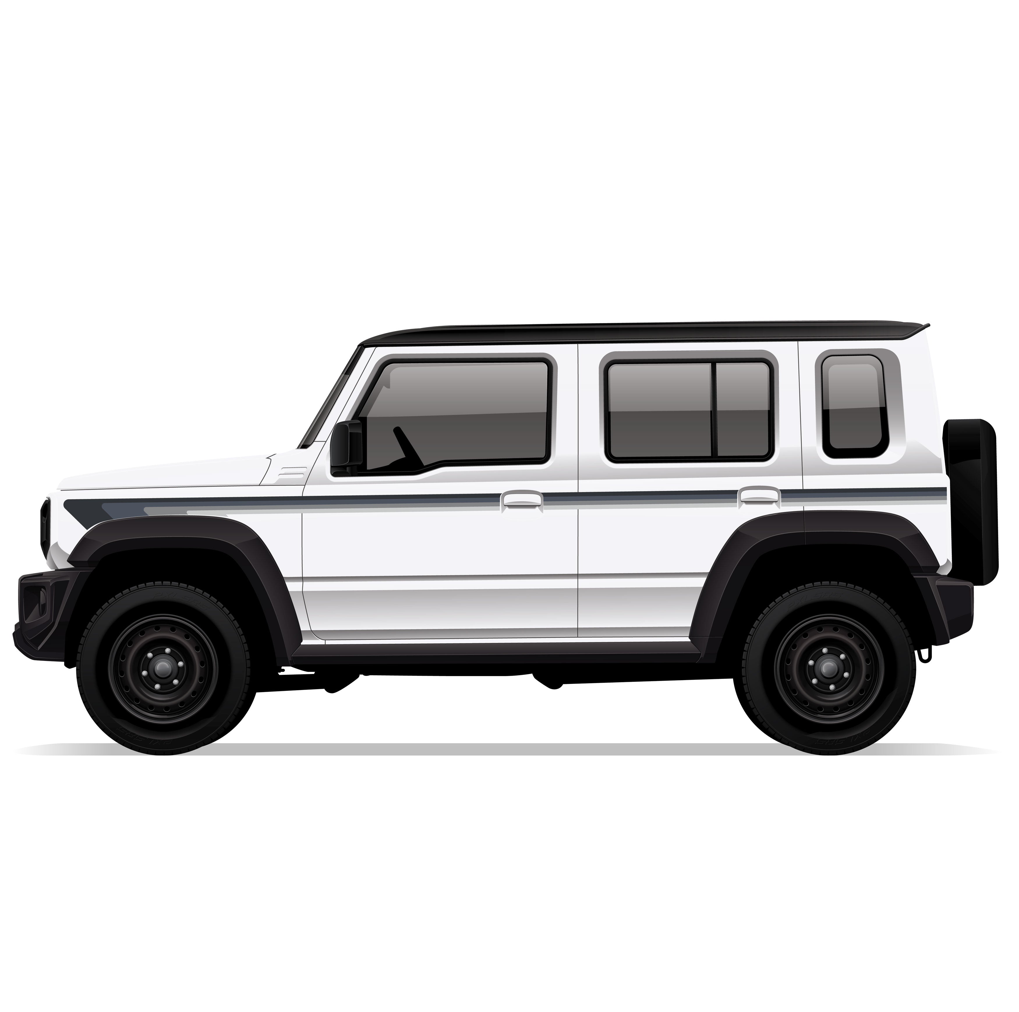 LITTLE COVE Stripes for Suzuki Jimny | Vinyl Decal Kit