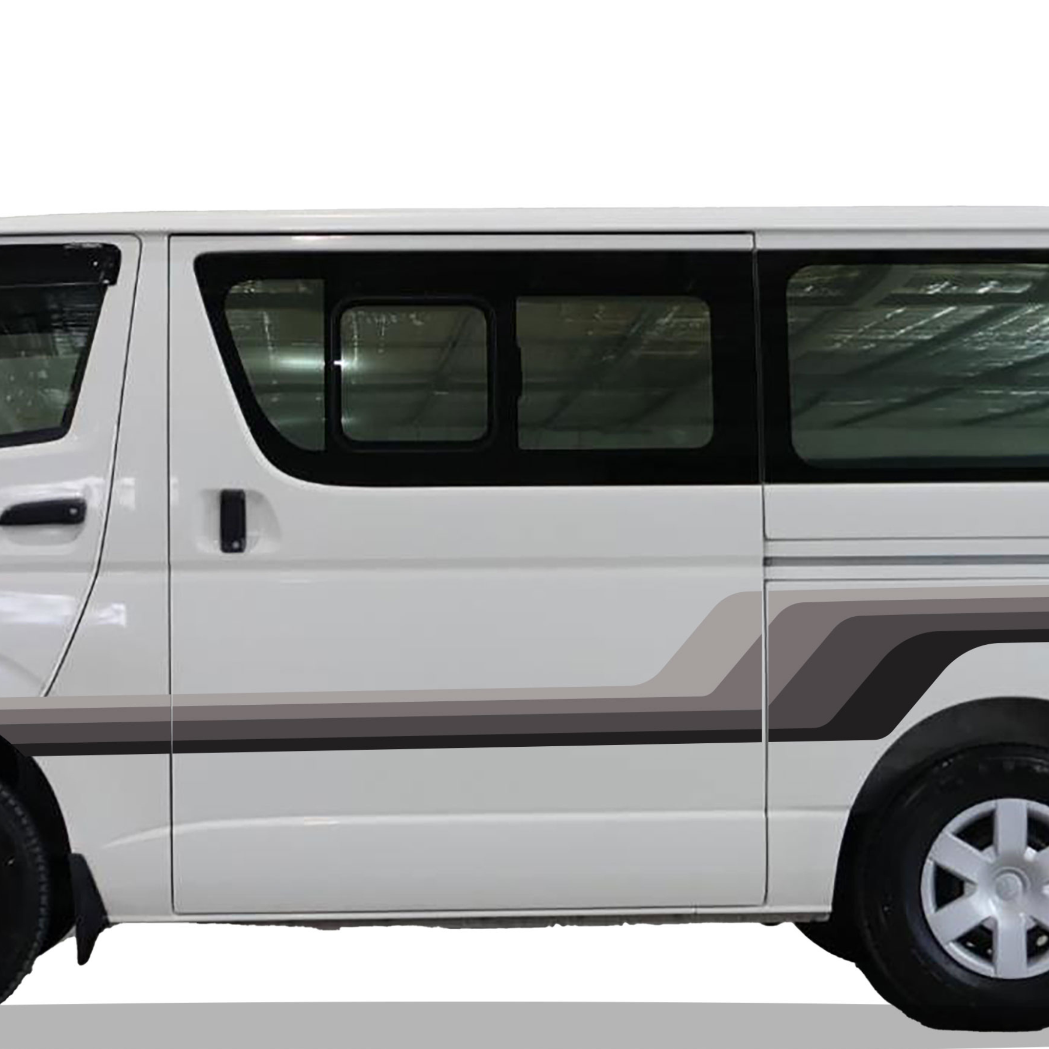 Santa Monica Van Stripe Kit | Retro Vinyl Decals for Vans & Campers
