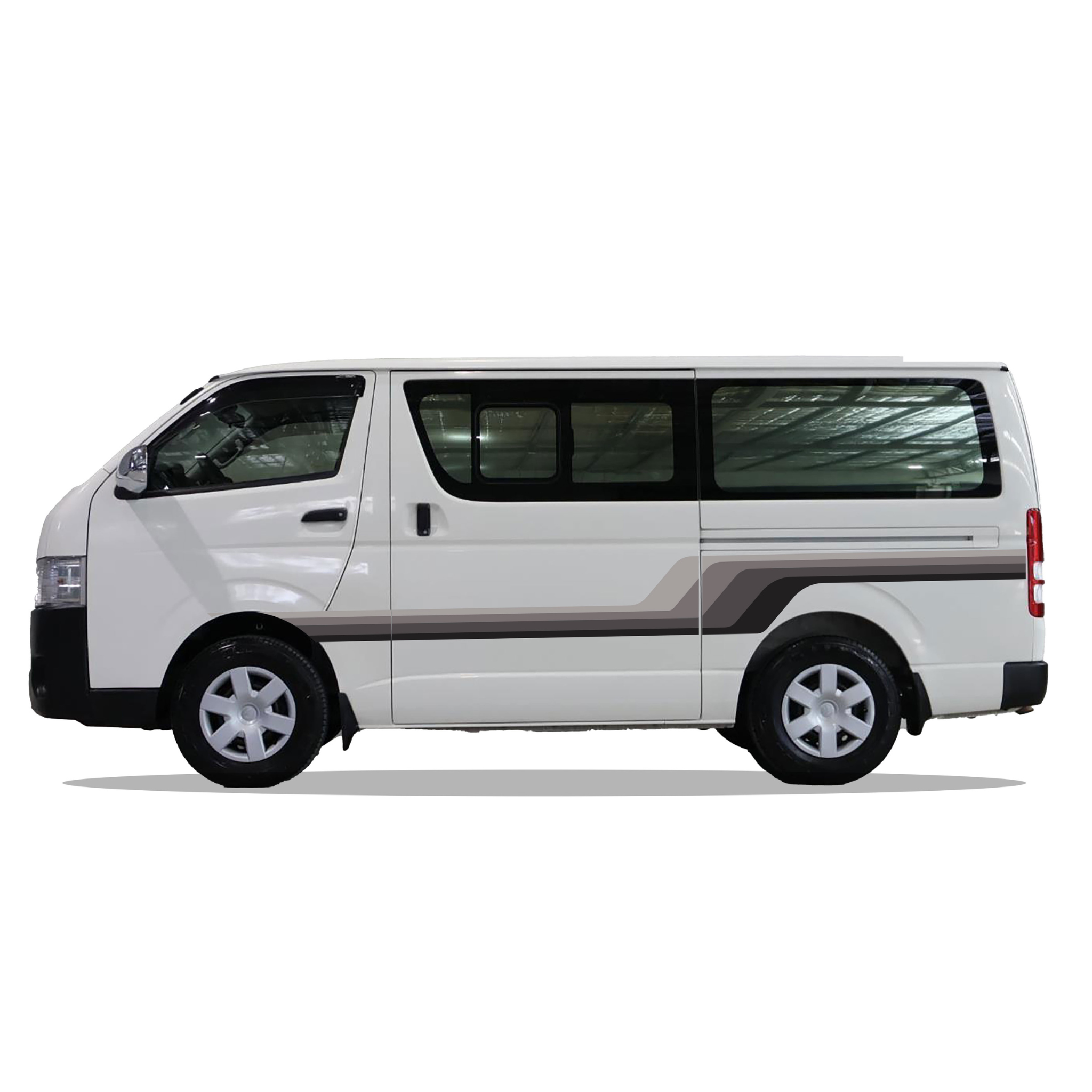 Santa Monica Van Stripe Kit | Retro Vinyl Decals for Vans & Campers