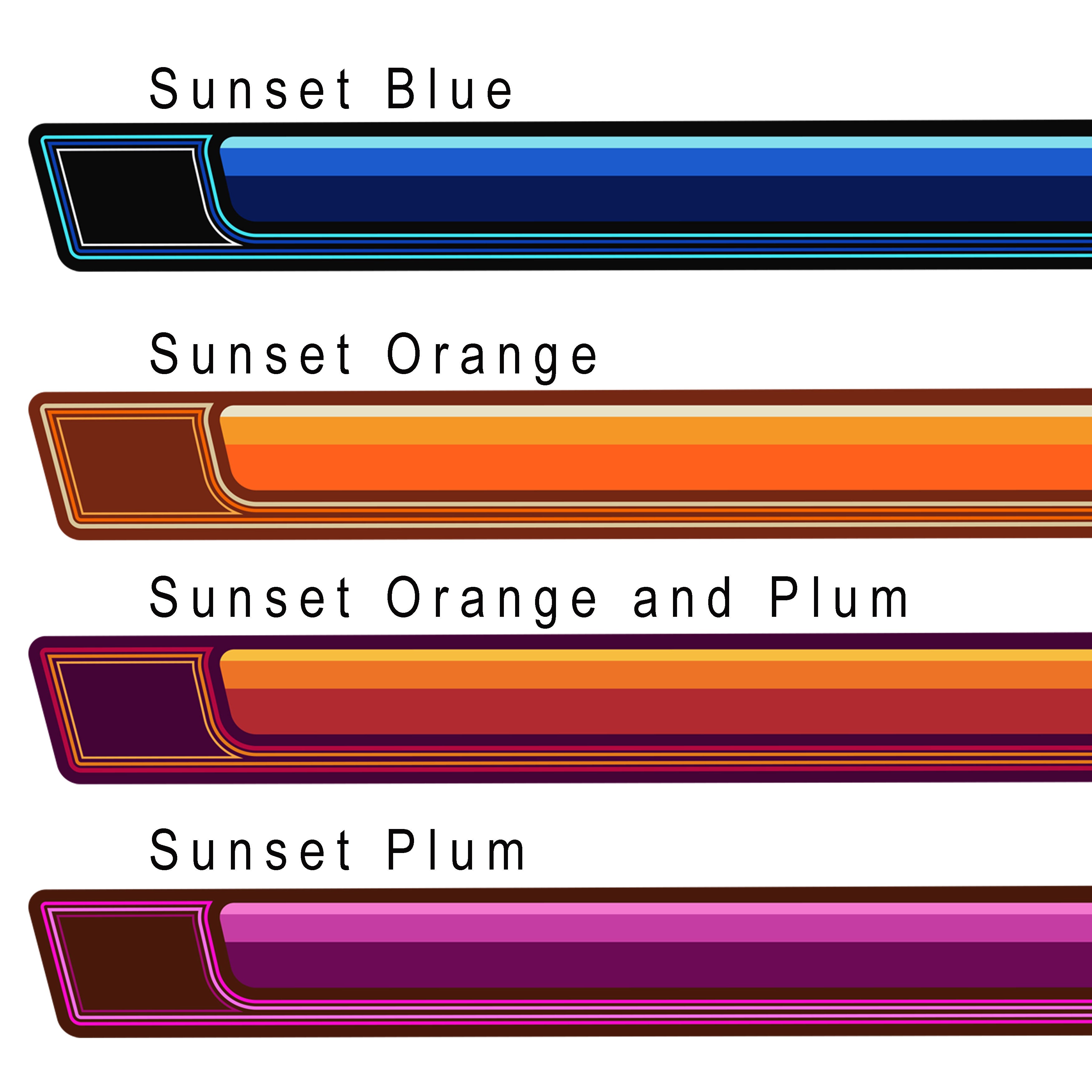Sunset Sill Stripes for Jimny 3 door and XL (with or without the Jimny
