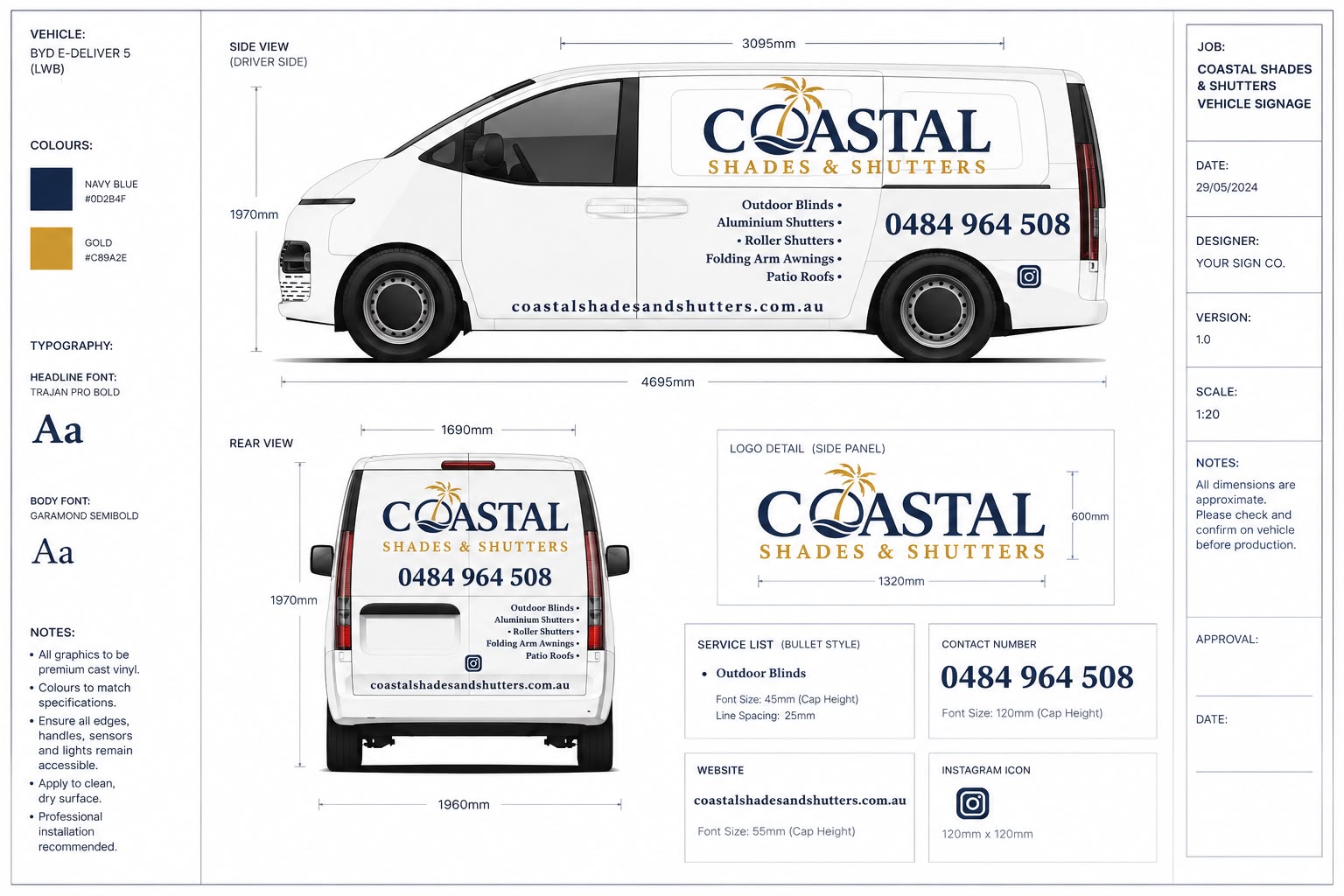 From Style Guide to Street: Wrapping Coastal Blinds & Shutters' New iLoad Van