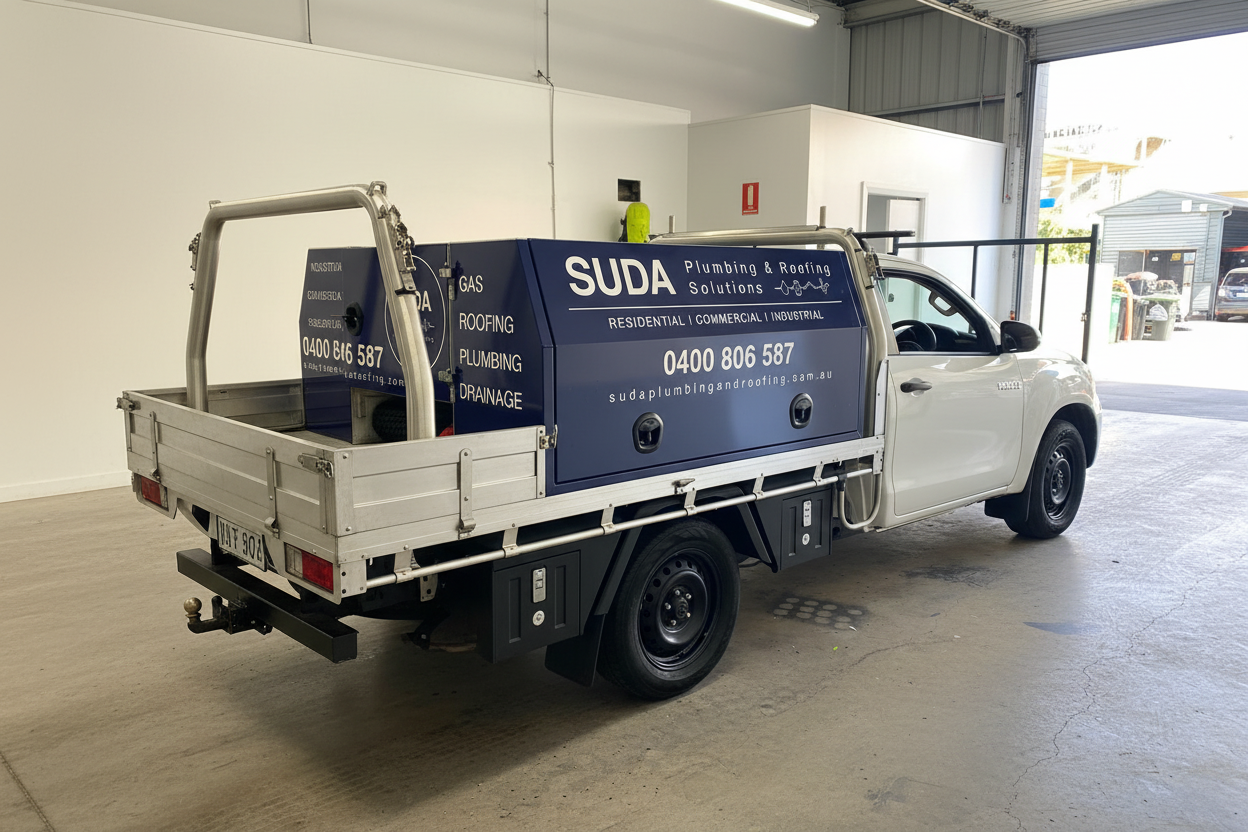 Turning a Toolbox Into a Billboard: A Custom Ute Toolbox Wrap for Suda Plumbing