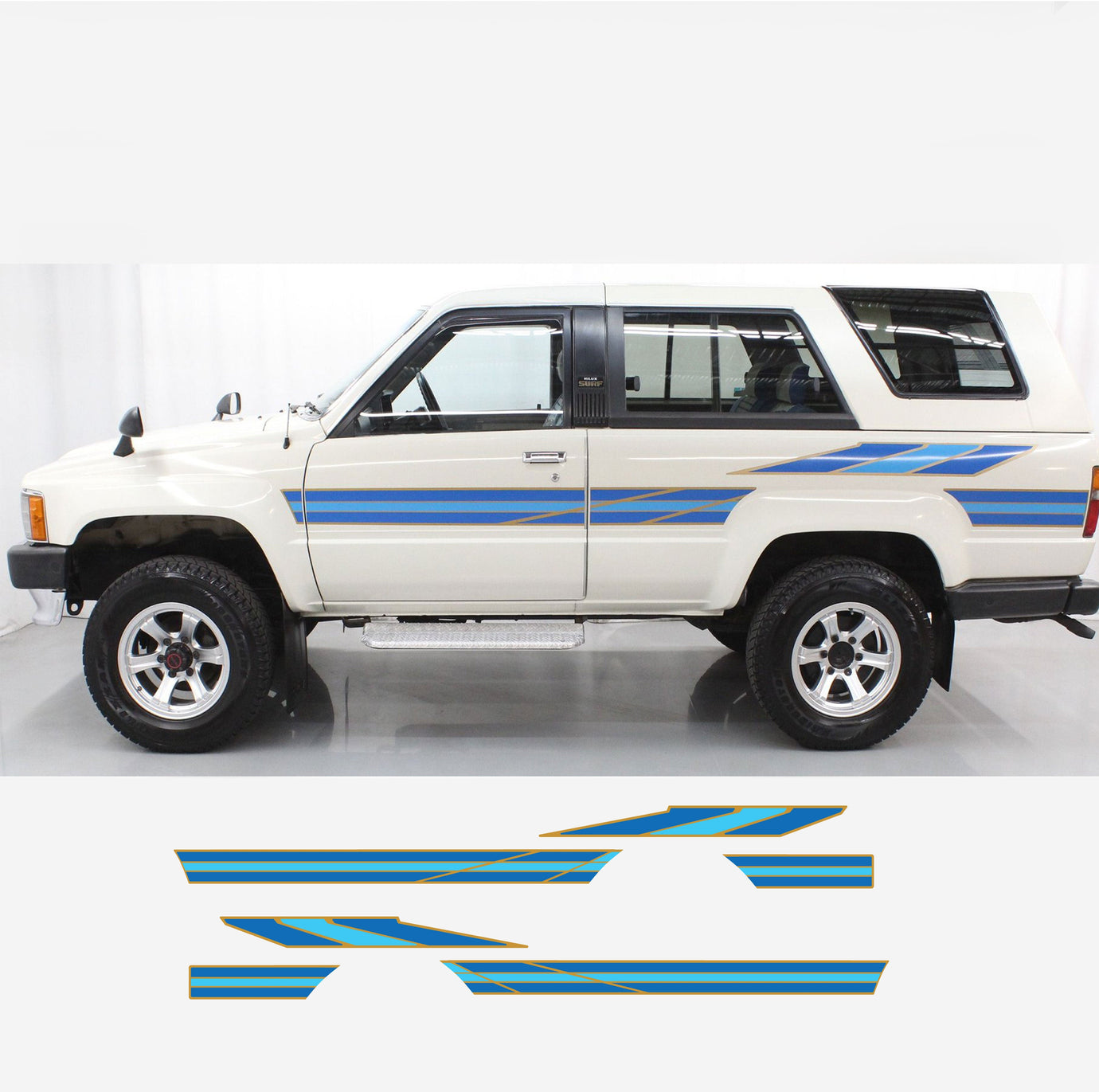 Toyota Hilux Reproduction and New striping and decal kits