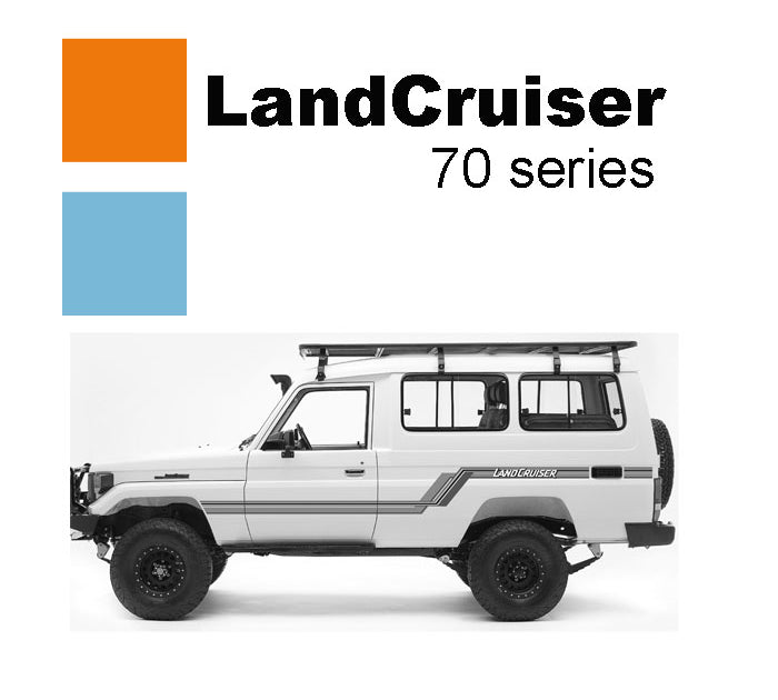 LandCruiser (100 series) Stripe Kits – Bodymold Signs