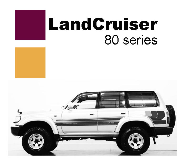 LandCruiser (100 series) Stripe Kits – Bodymold Signs