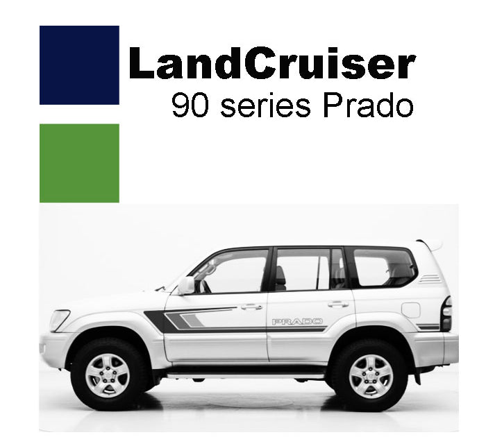 LandCruiser (100 series) Stripe Kits – Bodymold Signs
