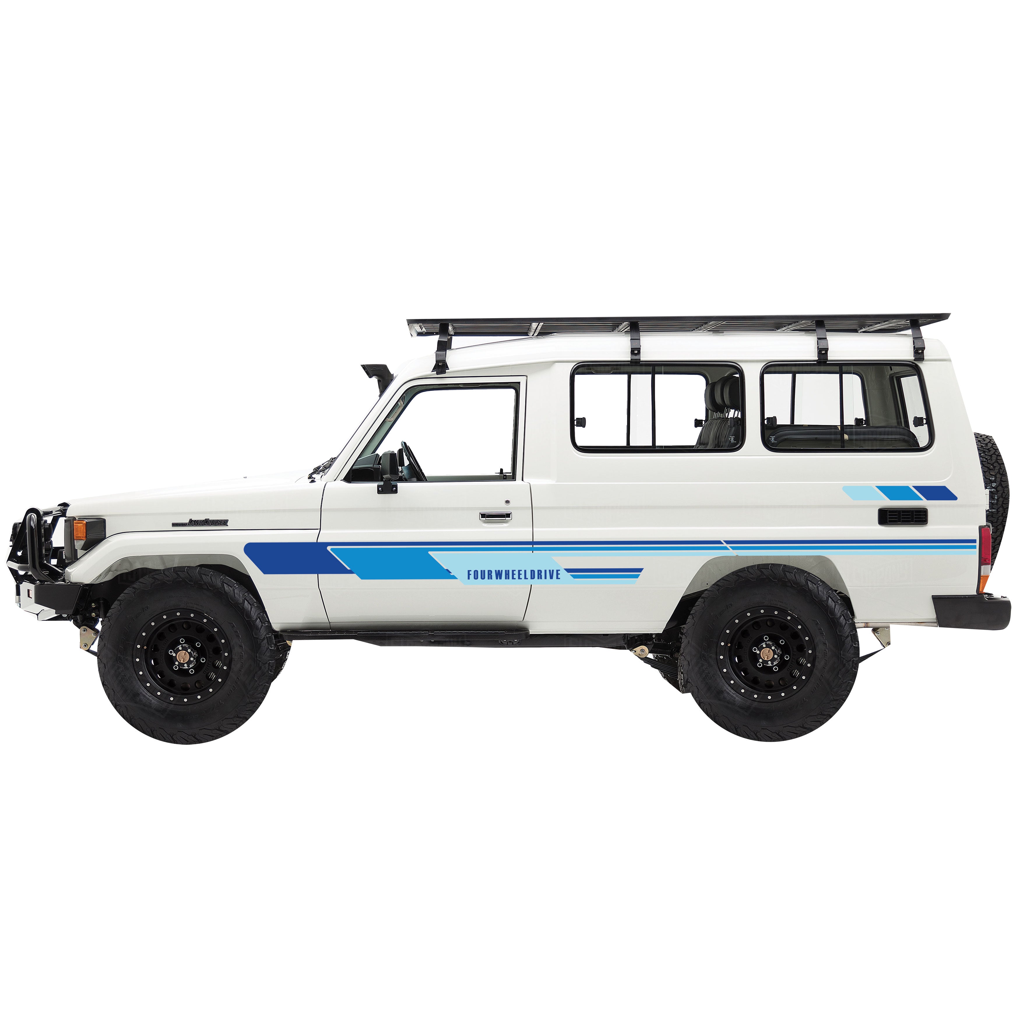 JASPER Stripes for Toyota LandCruiser | Retro Vinyl Decal Kit