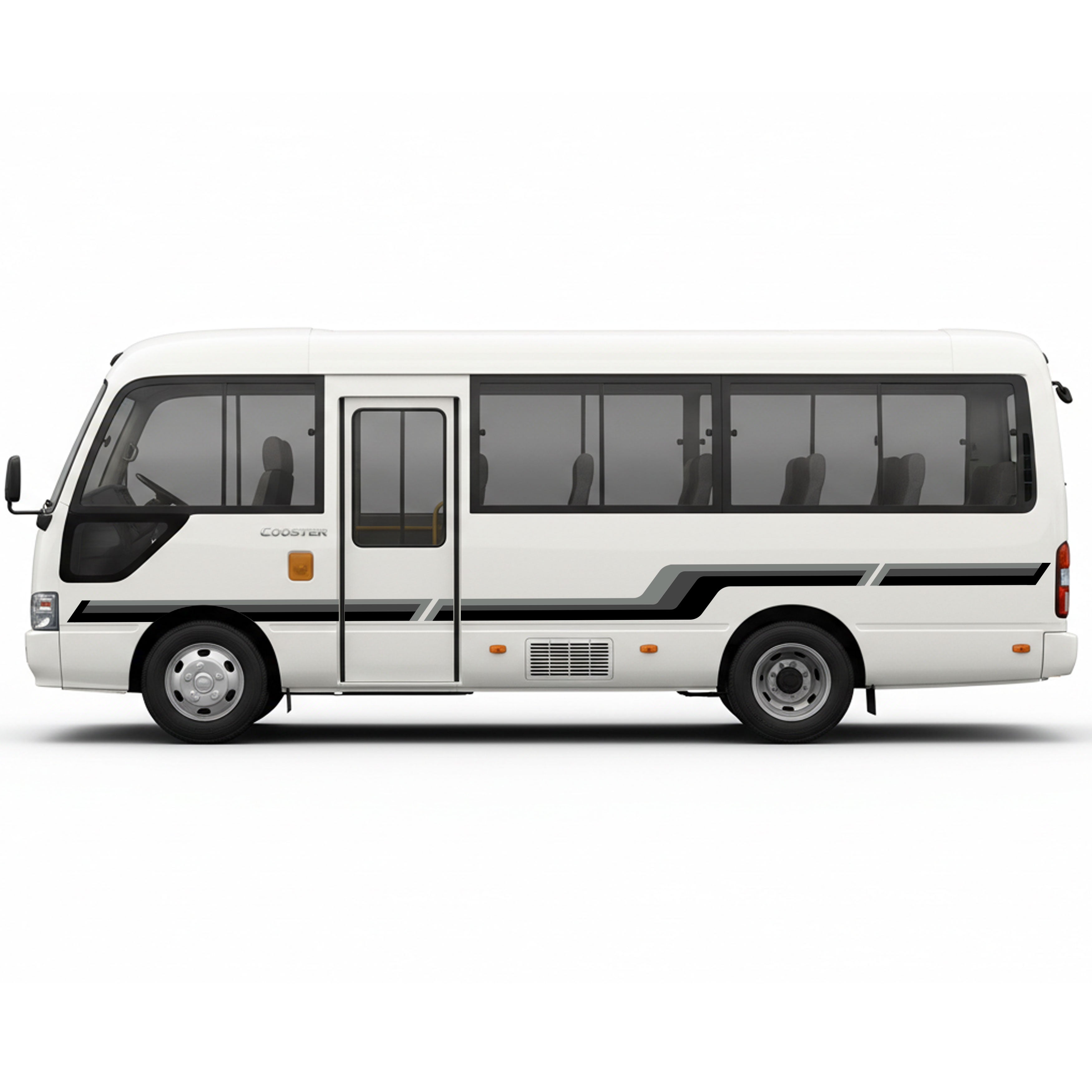 ALKI Vinyl Decal Kit for Toyota Coaster 100 Series Bus