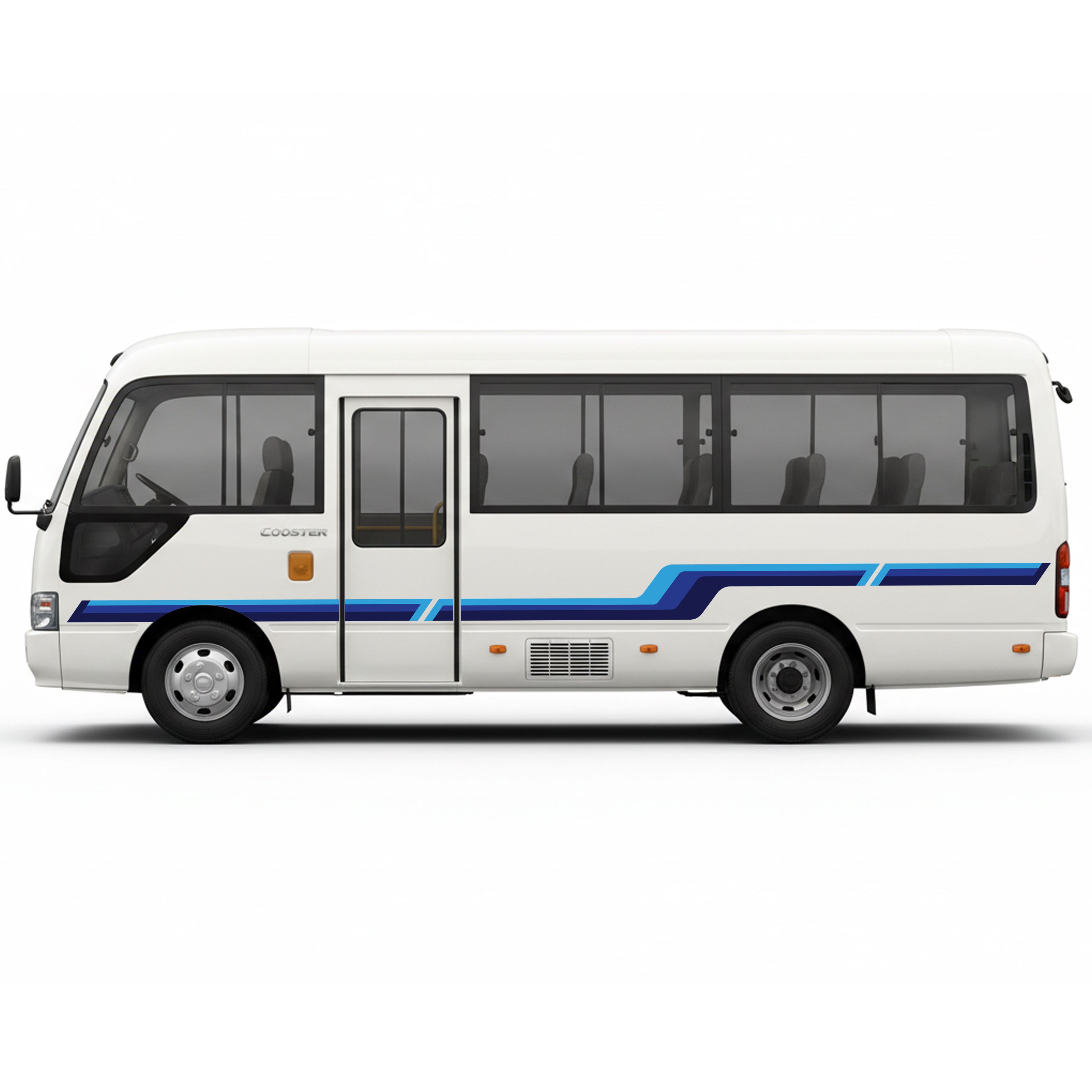 ALKI Vinyl Decal Kit for Toyota Coaster 100 Series Bus