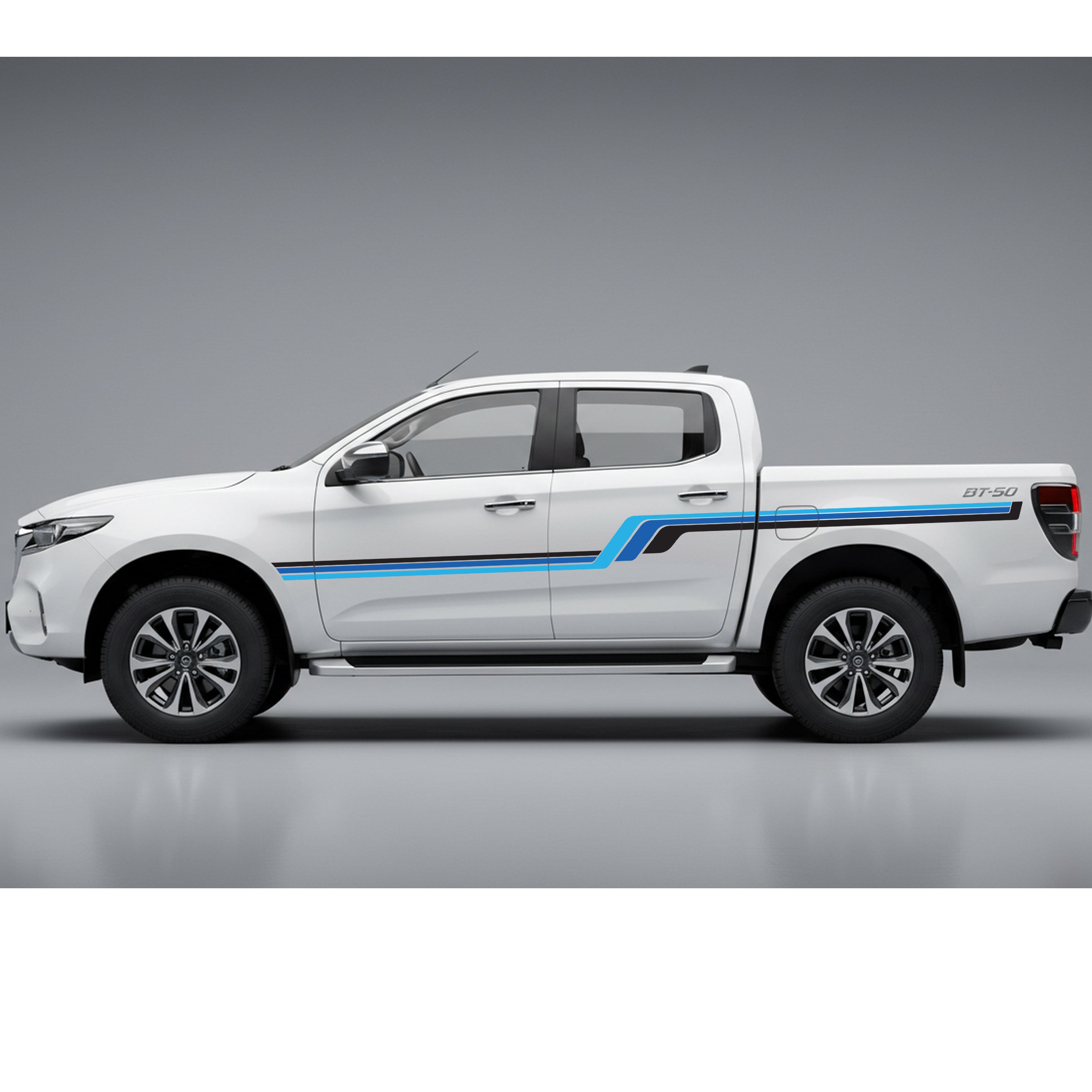 Mazda BT-50 Rugby Stripe Kit | 6 Colour Options | Bodymold Signs