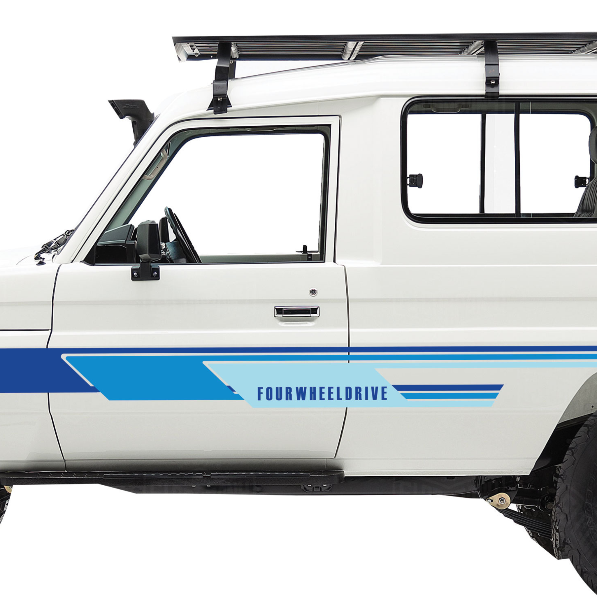 JASPER Stripe Kit – Retro Vinyl Decals for Toyota LandCruiser