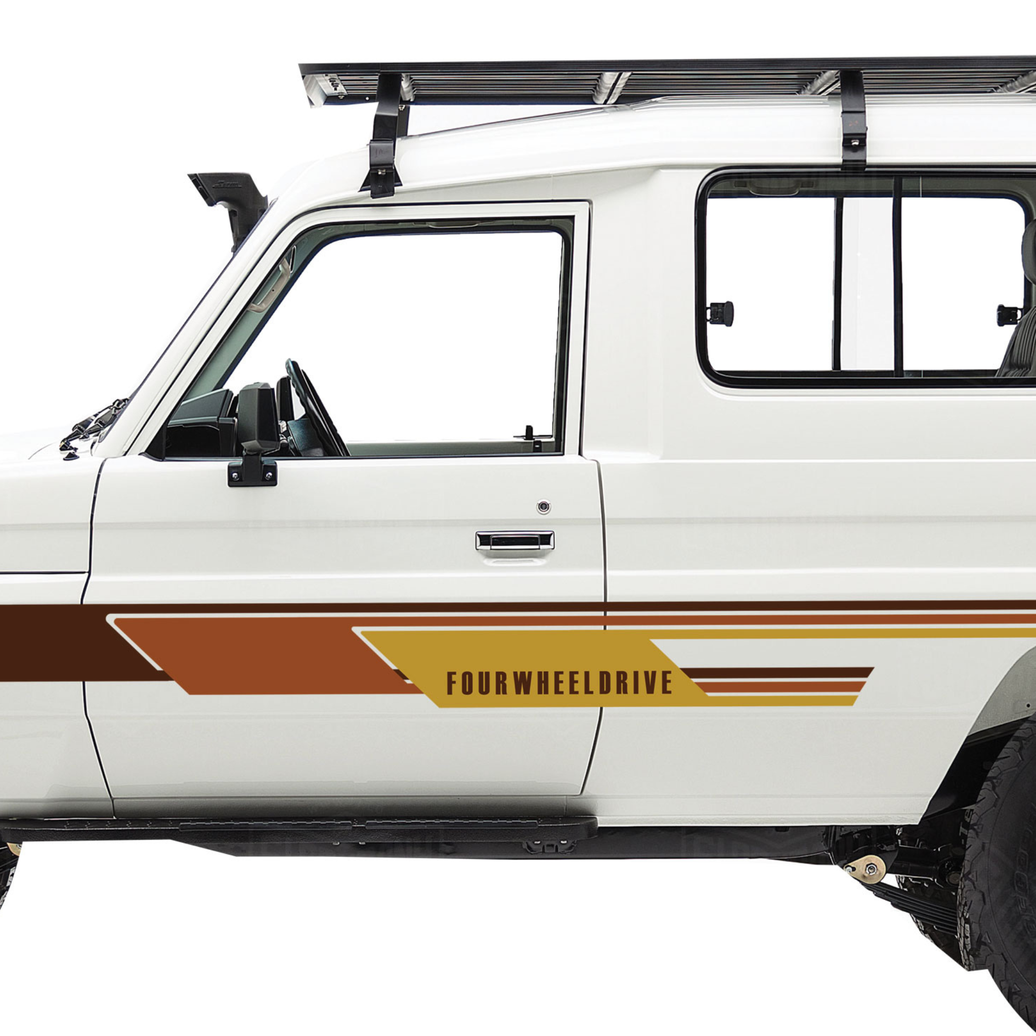 JASPER Stripe Kit – Retro Vinyl Decals for Toyota LandCruiser
