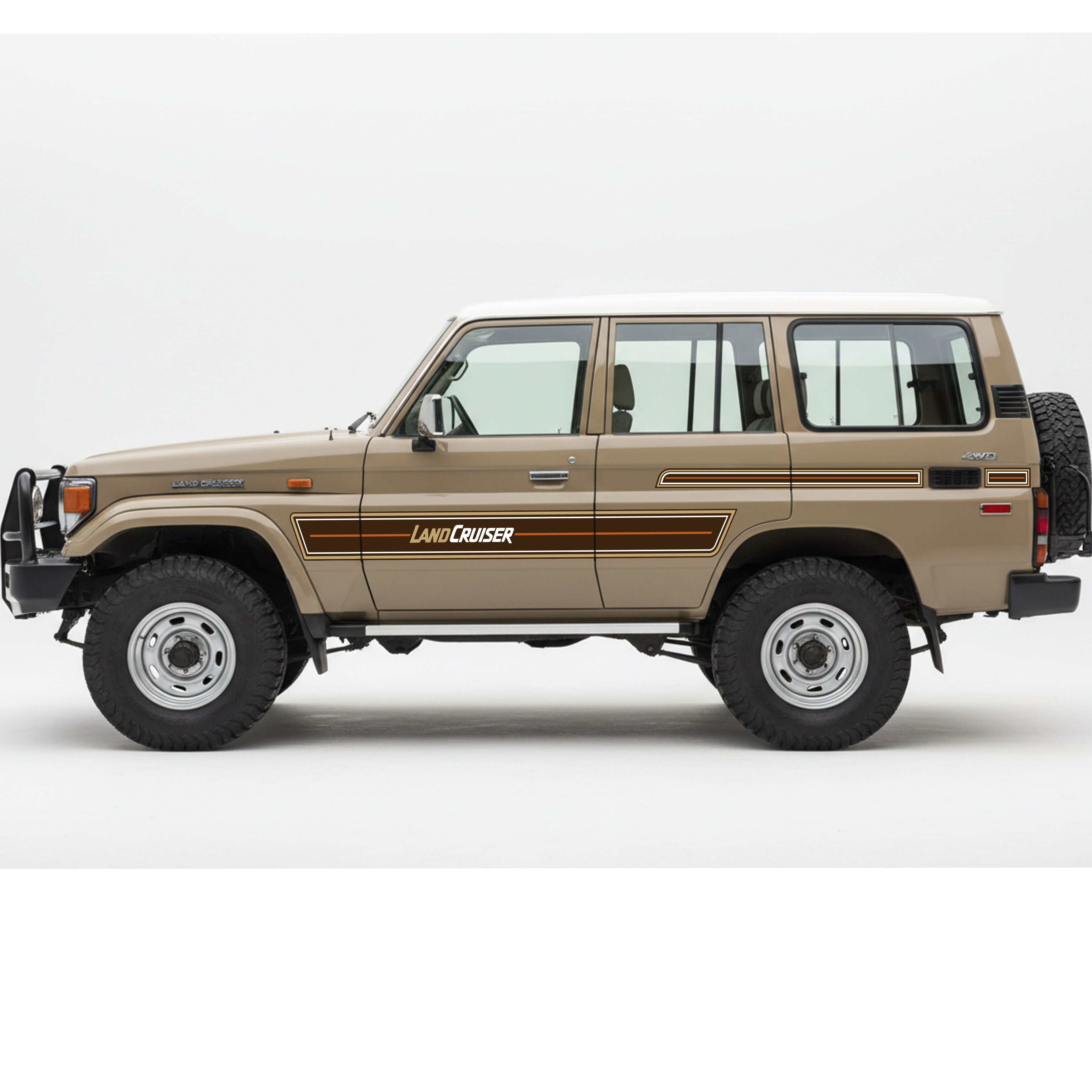 LandCruiser Stripe Kits – Full Sides - DIY or Installed