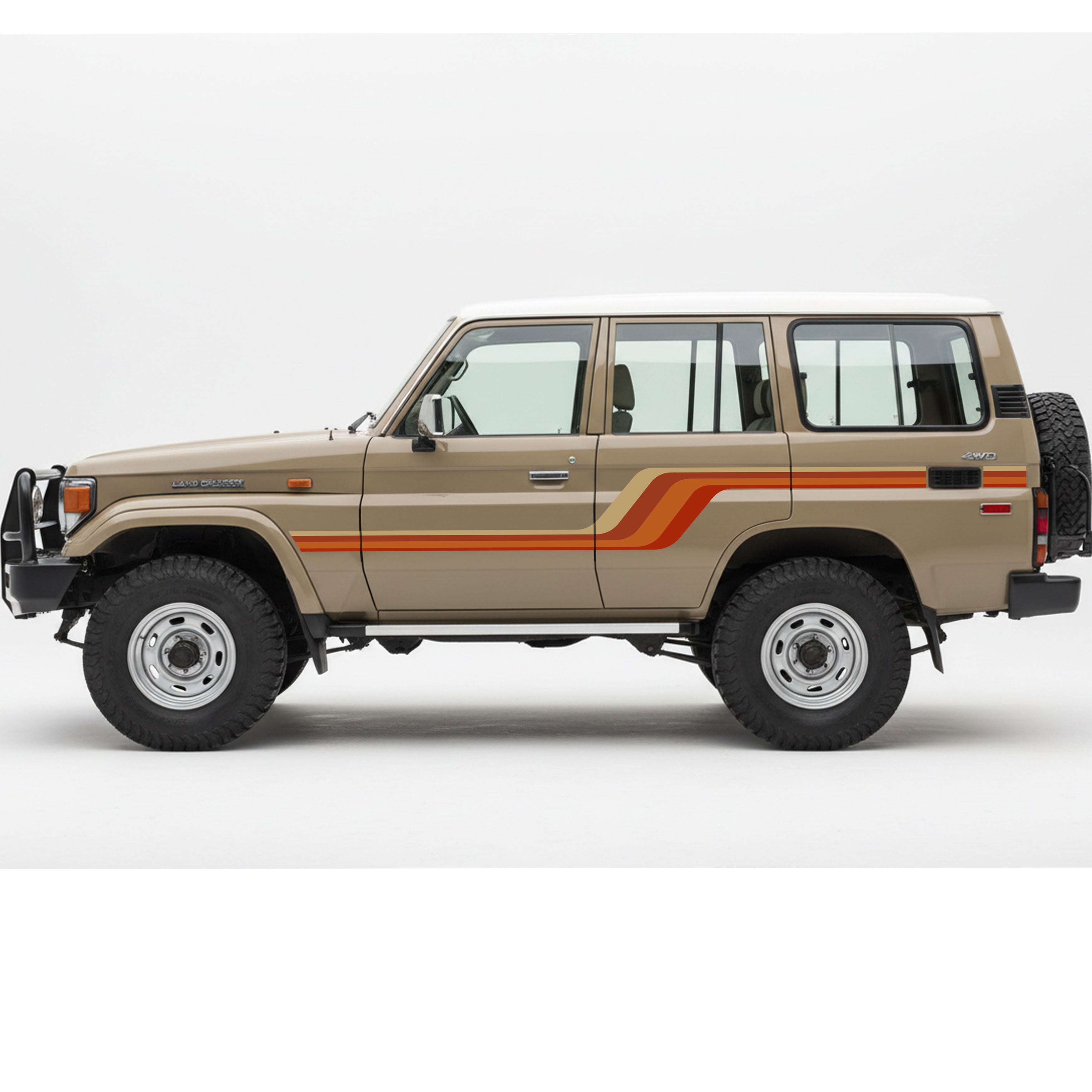 LandCruiser Stripe Kits – Full Sides - DIY or Installed
