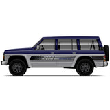 SAFARI GRID Vinyl Stripe & Decal Kit – Nissan Patrol GQ Y60 (1987–1997)