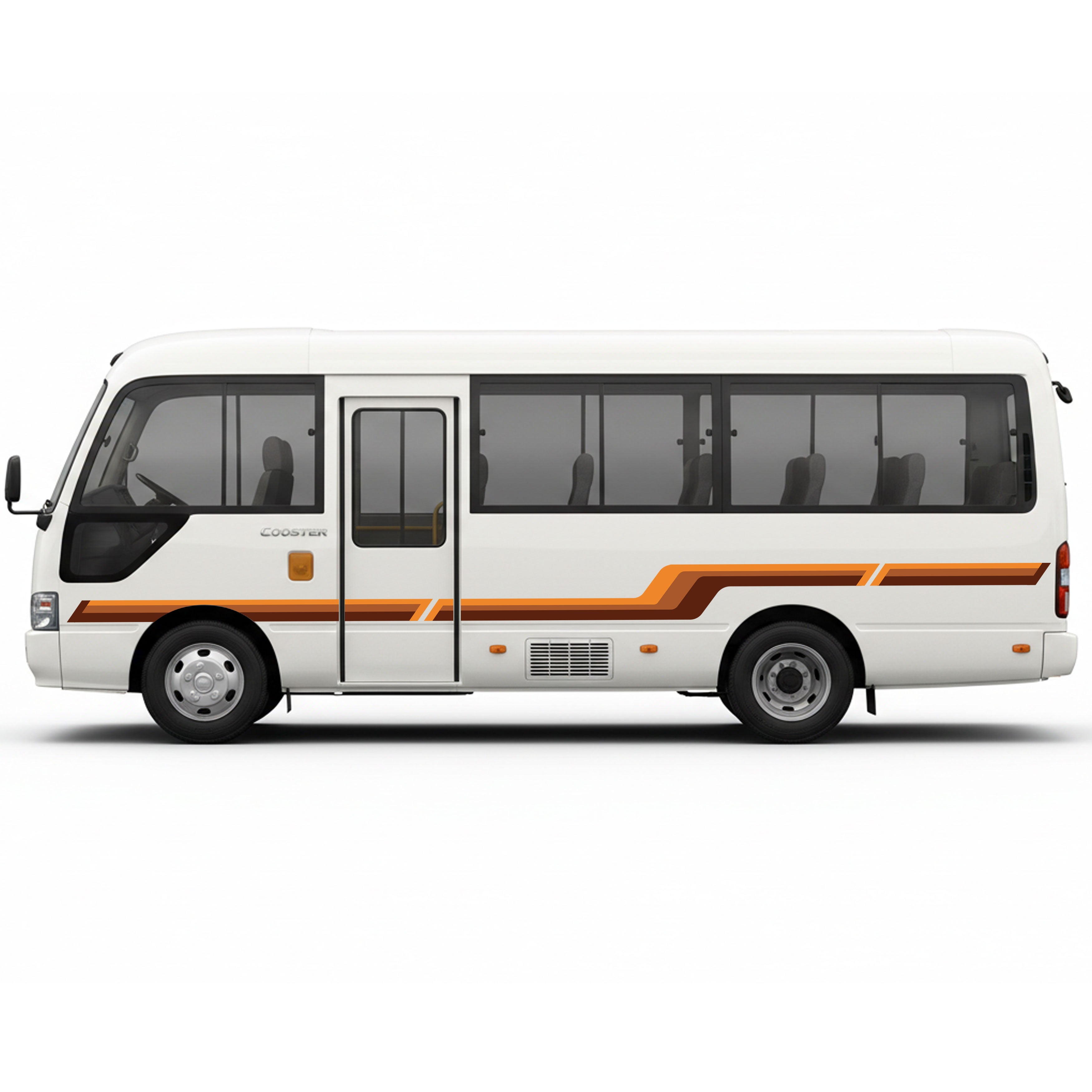 ALKI Vinyl Decal Kit for Toyota Coaster 100 Series Bus