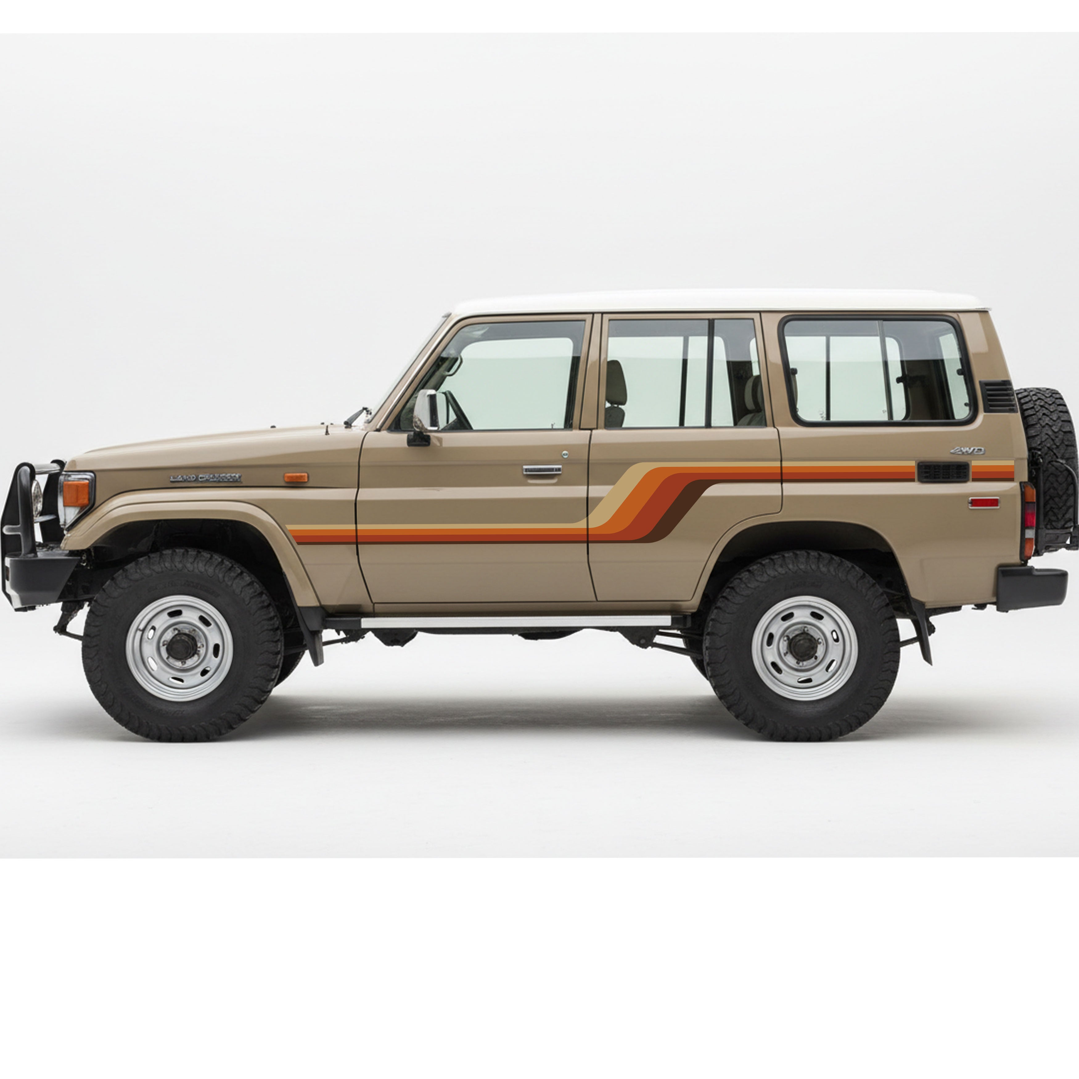 LandCruiser Stripe Kits – Full Sides - DIY or Installed