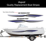 Freedom Sport Boat Stripes | Custom Vinyl Decal Kit
