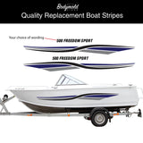 Custom Vinyl Stripe Kit – For Freedom Sport Boat