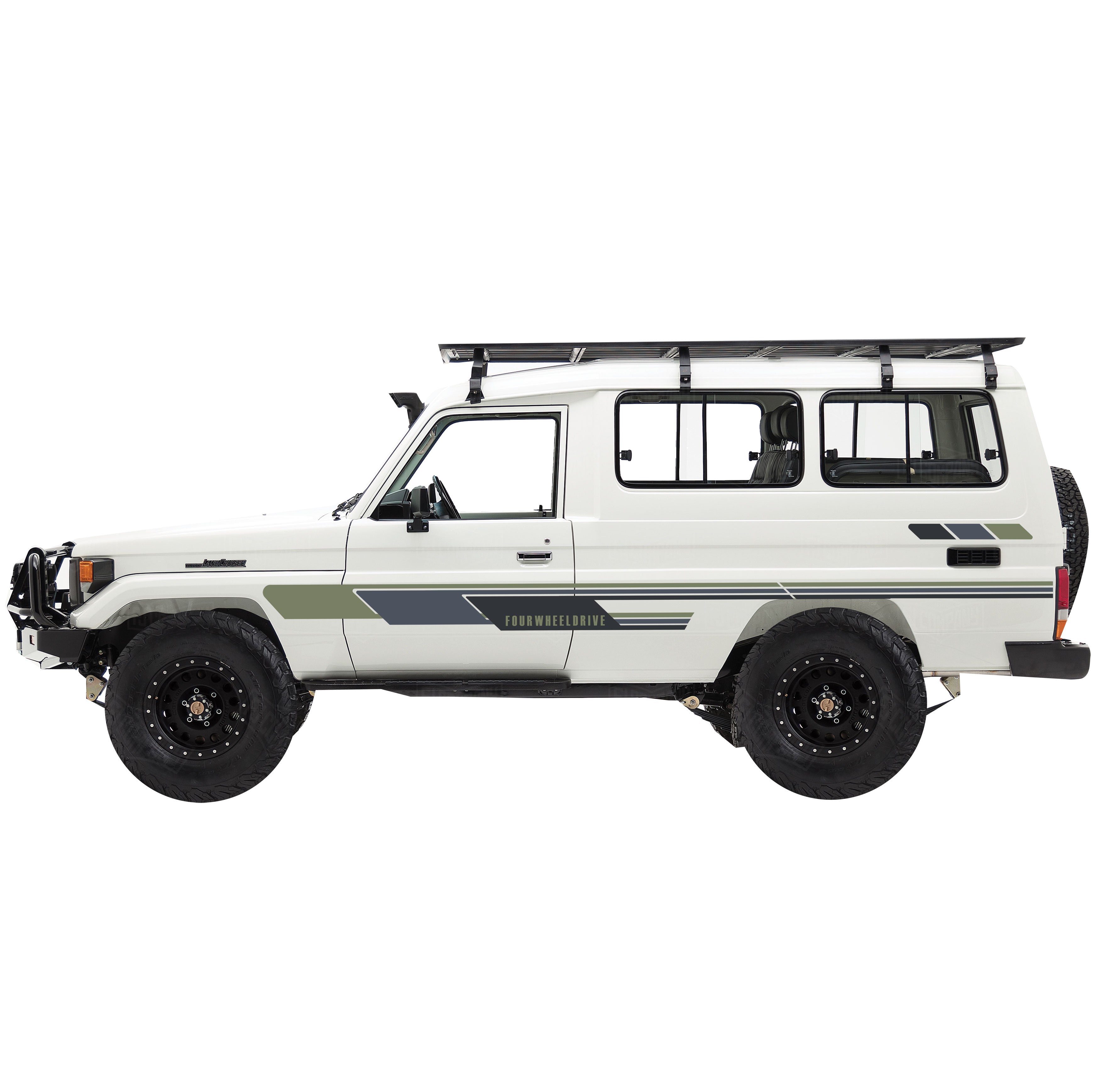 JASPER Stripes for Toyota LandCruiser | Retro Vinyl Decal Kit