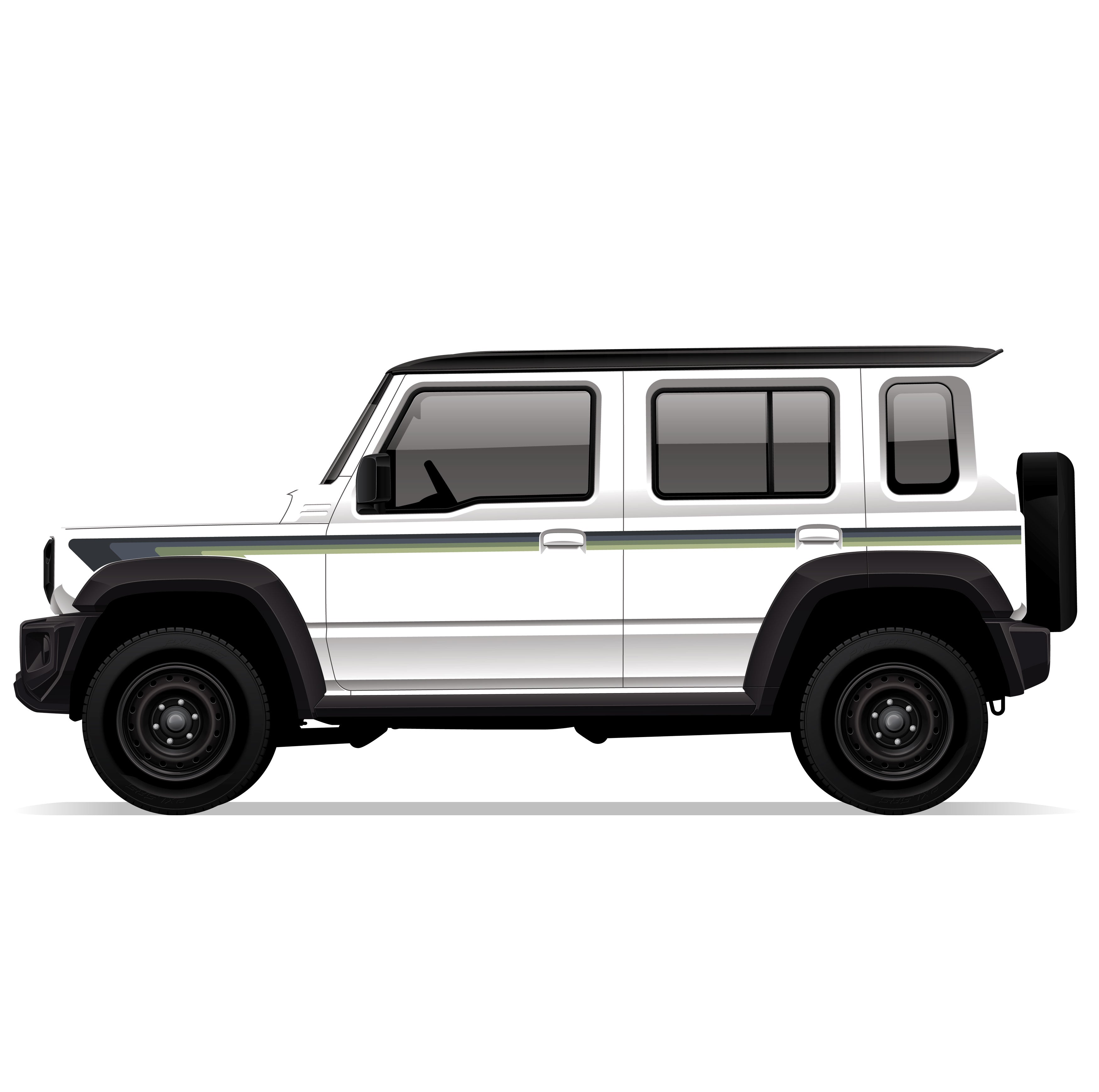 LITTLE COVE Stripes for Suzuki Jimny | Vinyl Decal Kit (2-Door & XL)