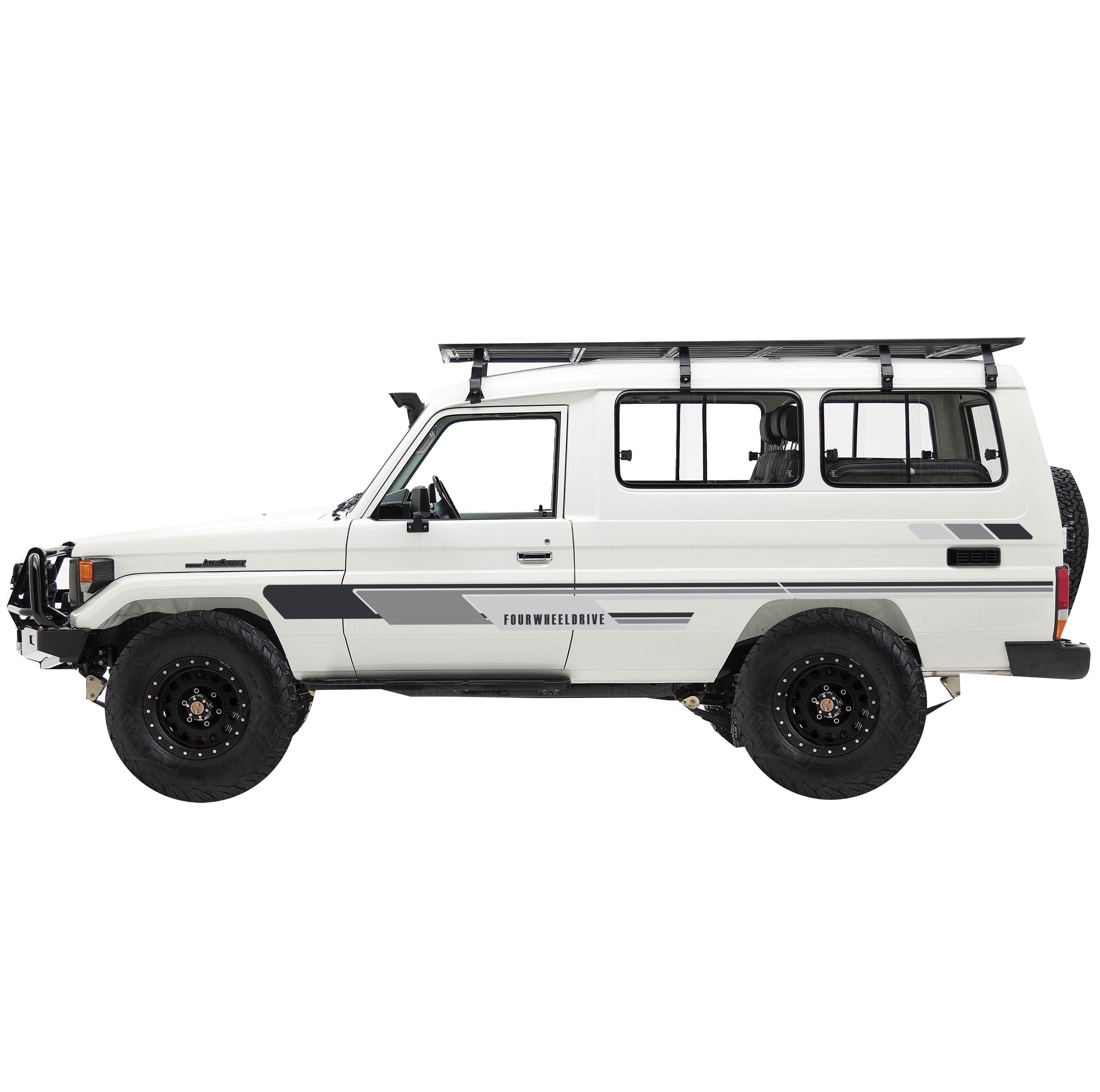 JASPER Stripes for Toyota LandCruiser | Retro Vinyl Decal Kit