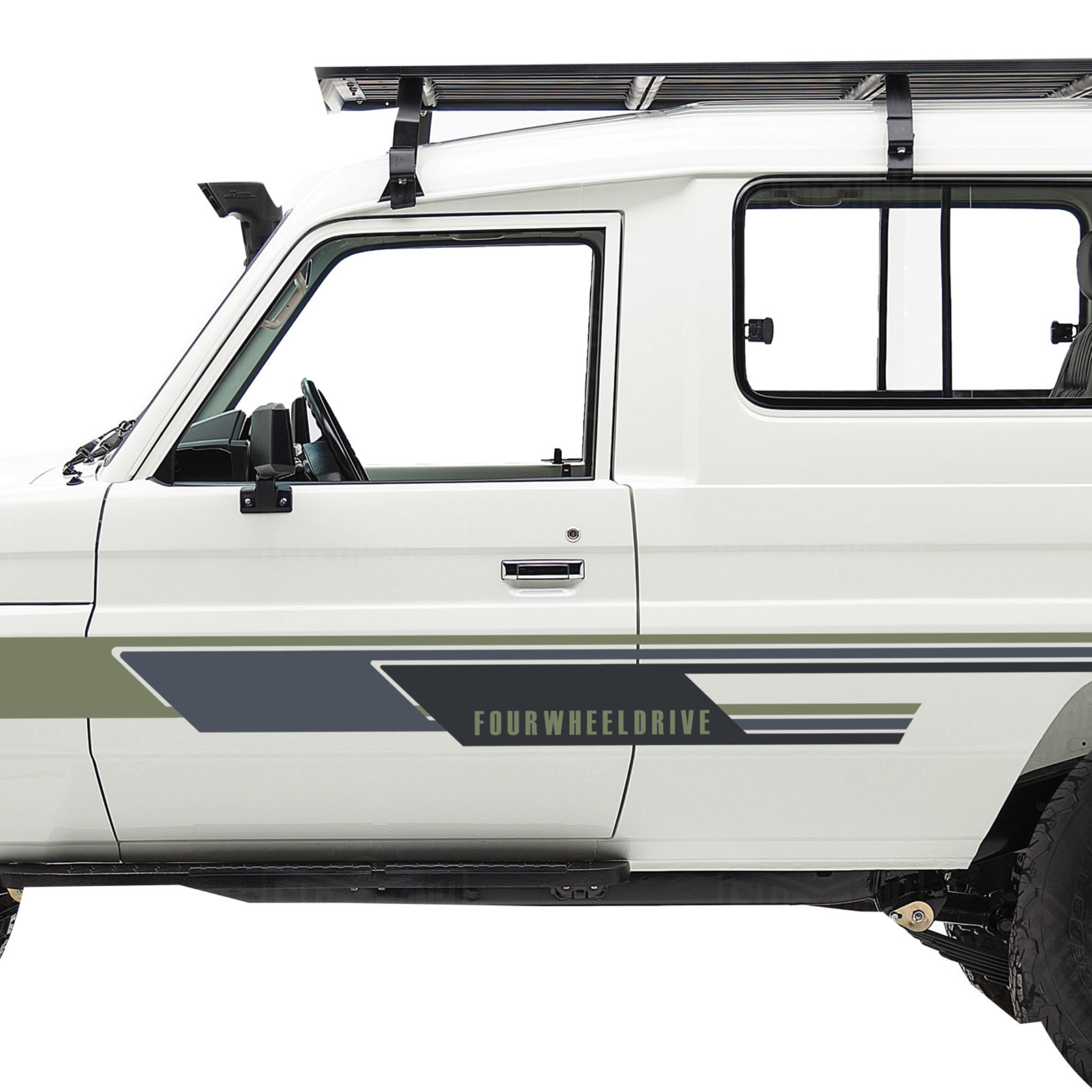 JASPER Stripe Kit – Retro Vinyl Decals for Toyota LandCruiser