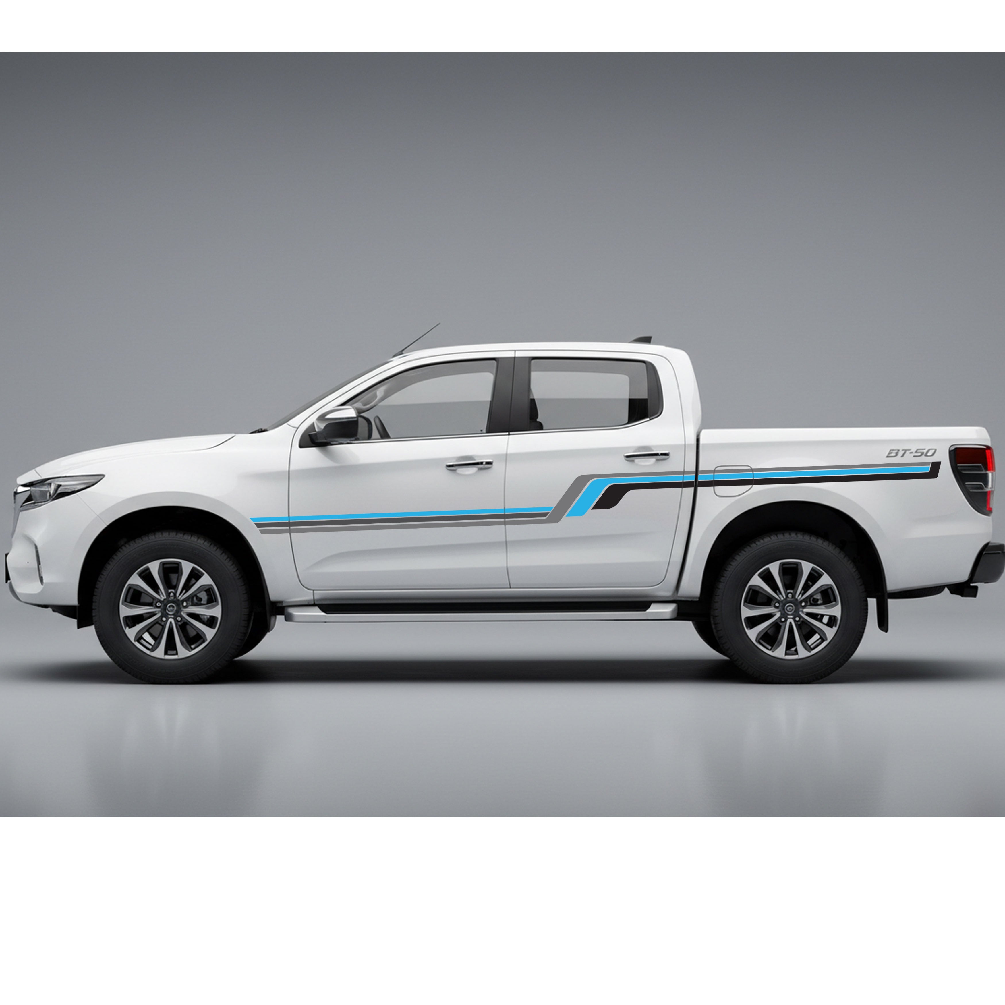 Mazda BT-50 Rugby Stripe Kit | 6 Colour Options | Bodymold Signs