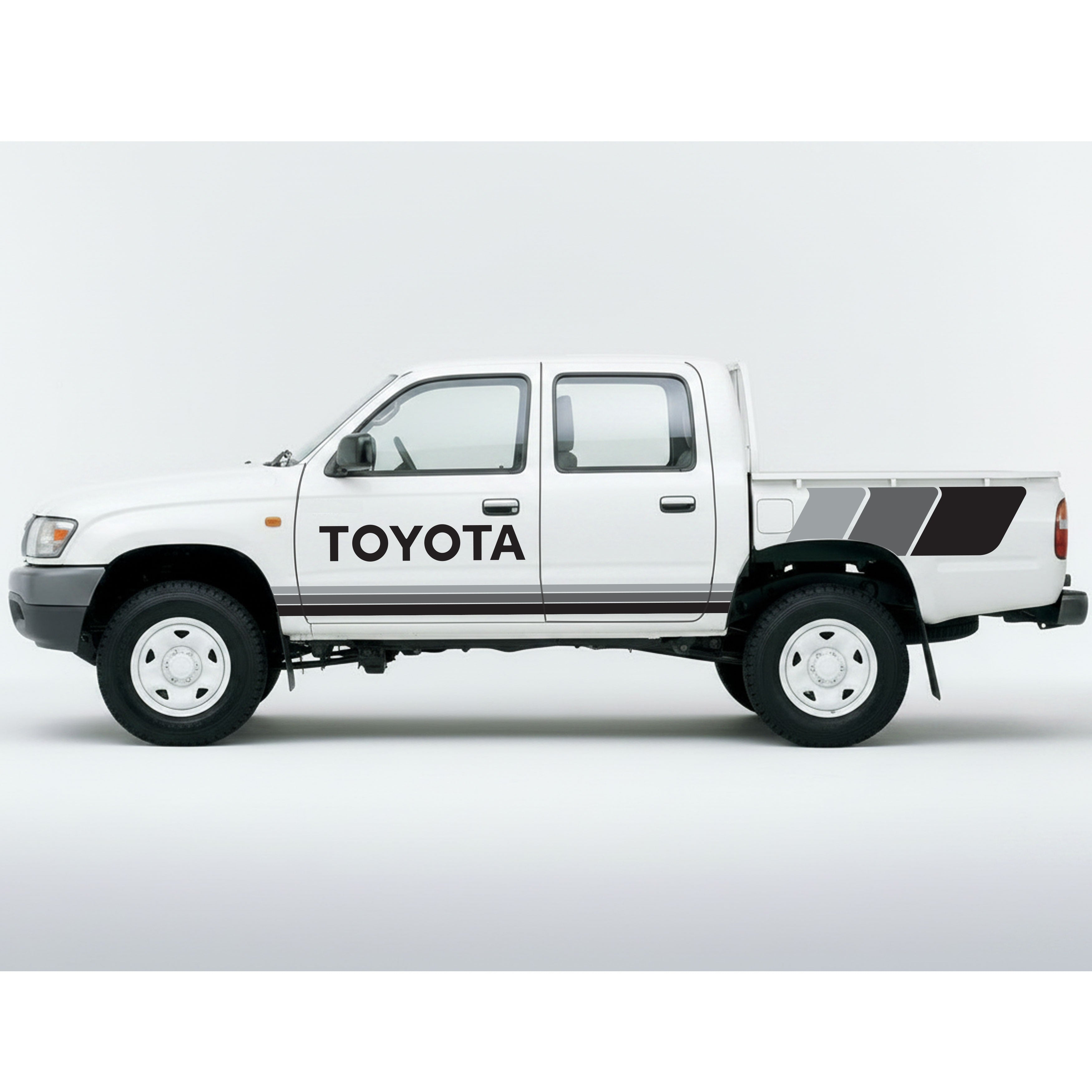 RETRO PANEL Vinyl Decal Stripe Kit | Toyota Hilux