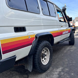 Sunset Stripe Kit – Californian Retro Style for Toyota LandCruiser 70 Series Troopcarriers