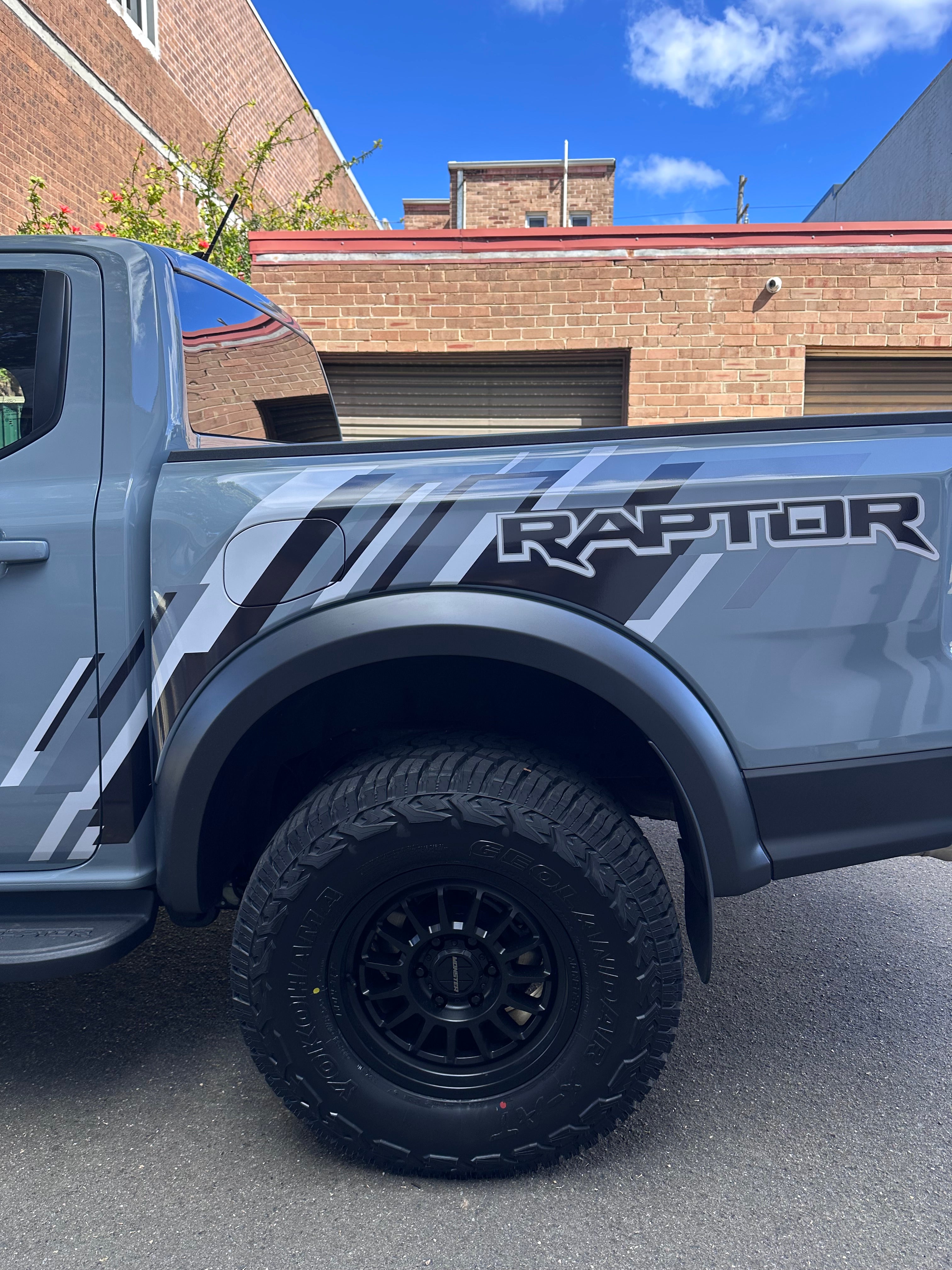 Factory-Style Ford Raptor Stripes | Bodymold Signs