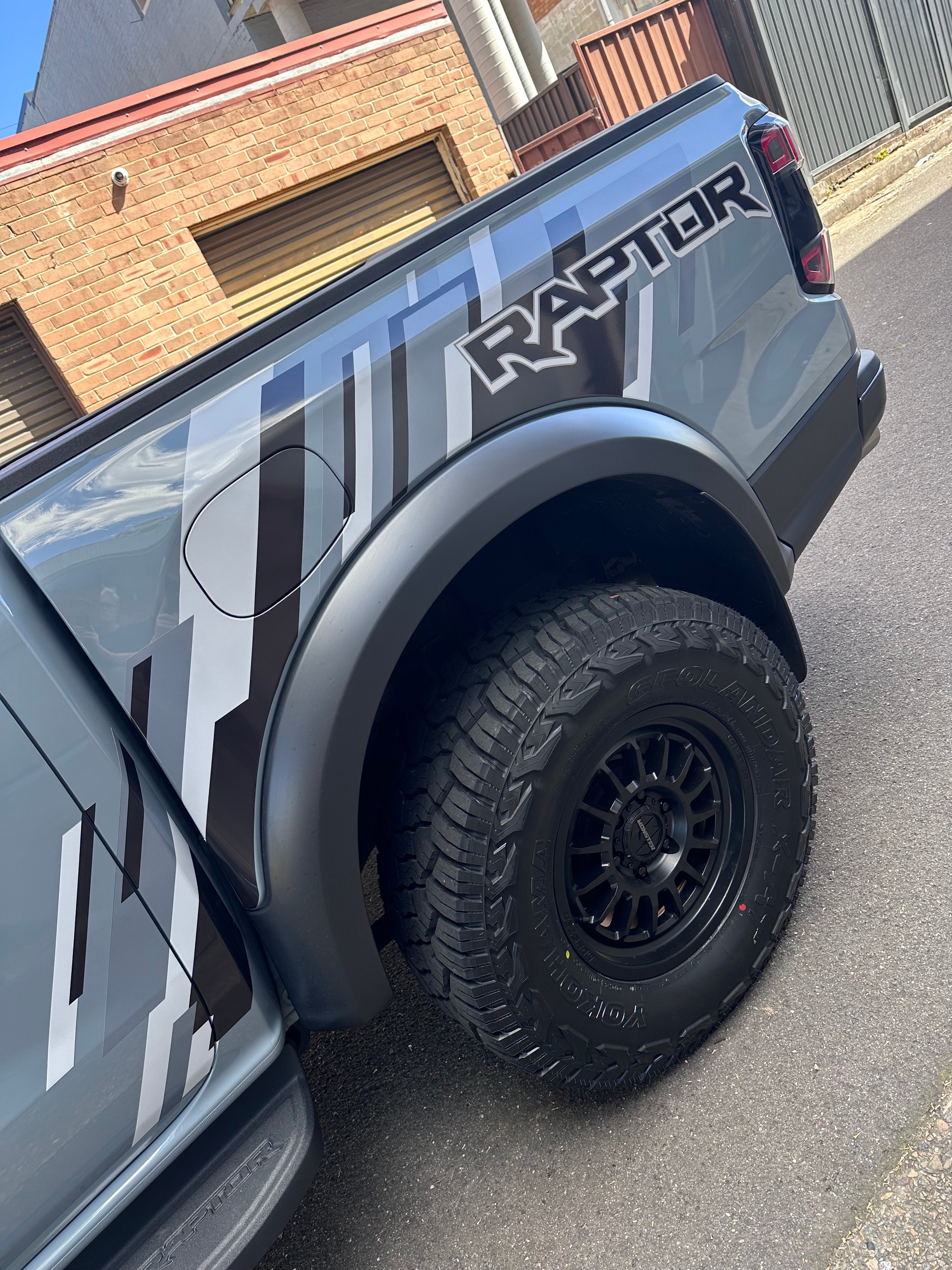 Factory-Style Ford Raptor Stripes | Bodymold Signs