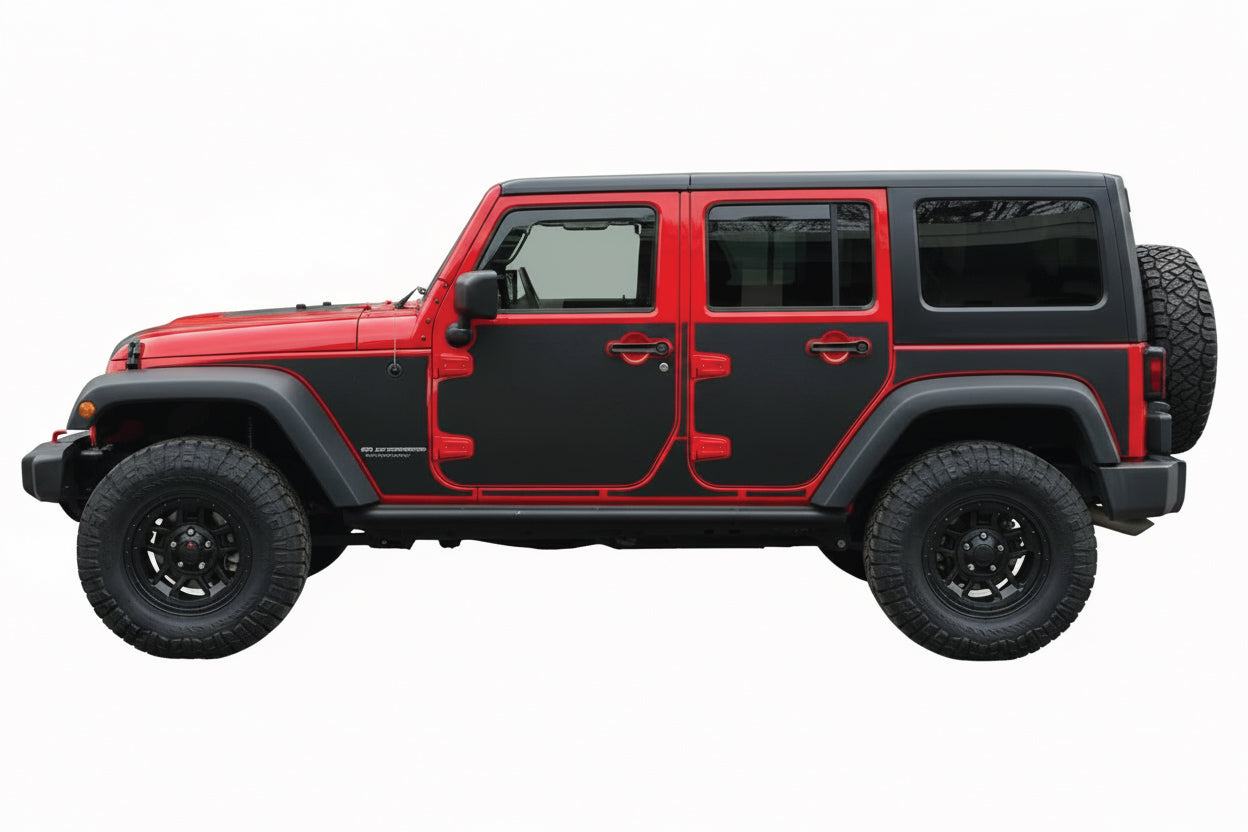 Jeep Wrangler JK Contour Decal Kit | 2-Door & 4-Door Unlimited 2007–2018