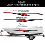 Breeze About Boat Stripes | Custom Vinyl Decals