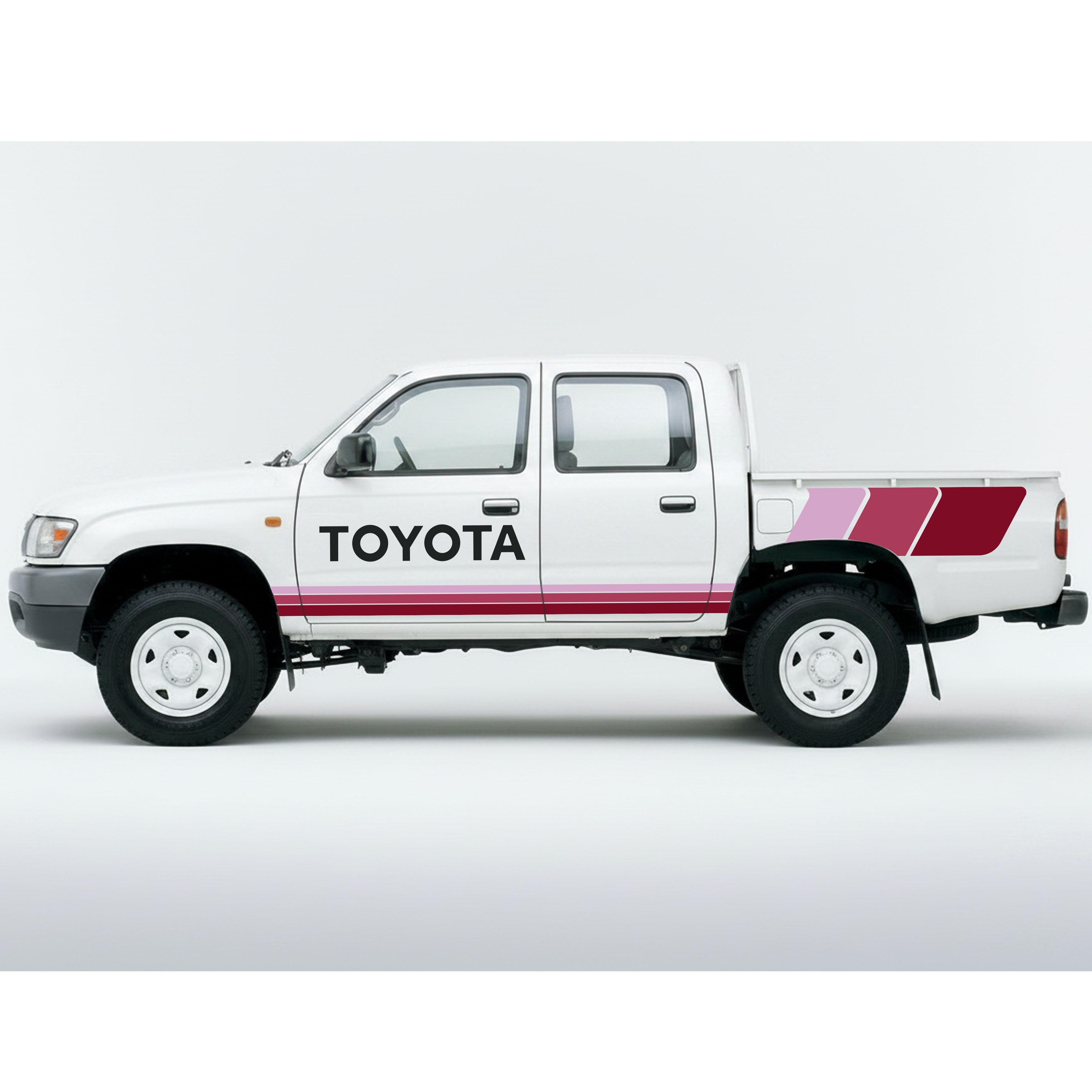 RETRO PANEL Vinyl Decal Stripe Kit | Toyota Hilux