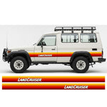 Troopy Sunset Stripe Kit – Retro Californian Decals for Troopcarrier with Wheel Arch Flares