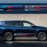 Mitsubishi Pajero Sport stripes and decals