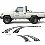 Tyre Track Vinyl Decal Kit | For LandCruiser 70 Series utes