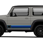 Sunset Sill Stripes for Jimny 3 door and XL (with or without the Jimny