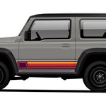 Sunset Sill Stripes for Jimny 3 door and XL (with or without the Jimny