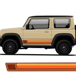 Sunset Sill Stripes for Jimny 3 door and XL (with or without the Jimny