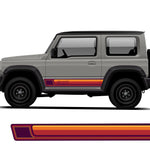 Sunset Sill Stripes for Jimny 3 door and XL (with or without the Jimny