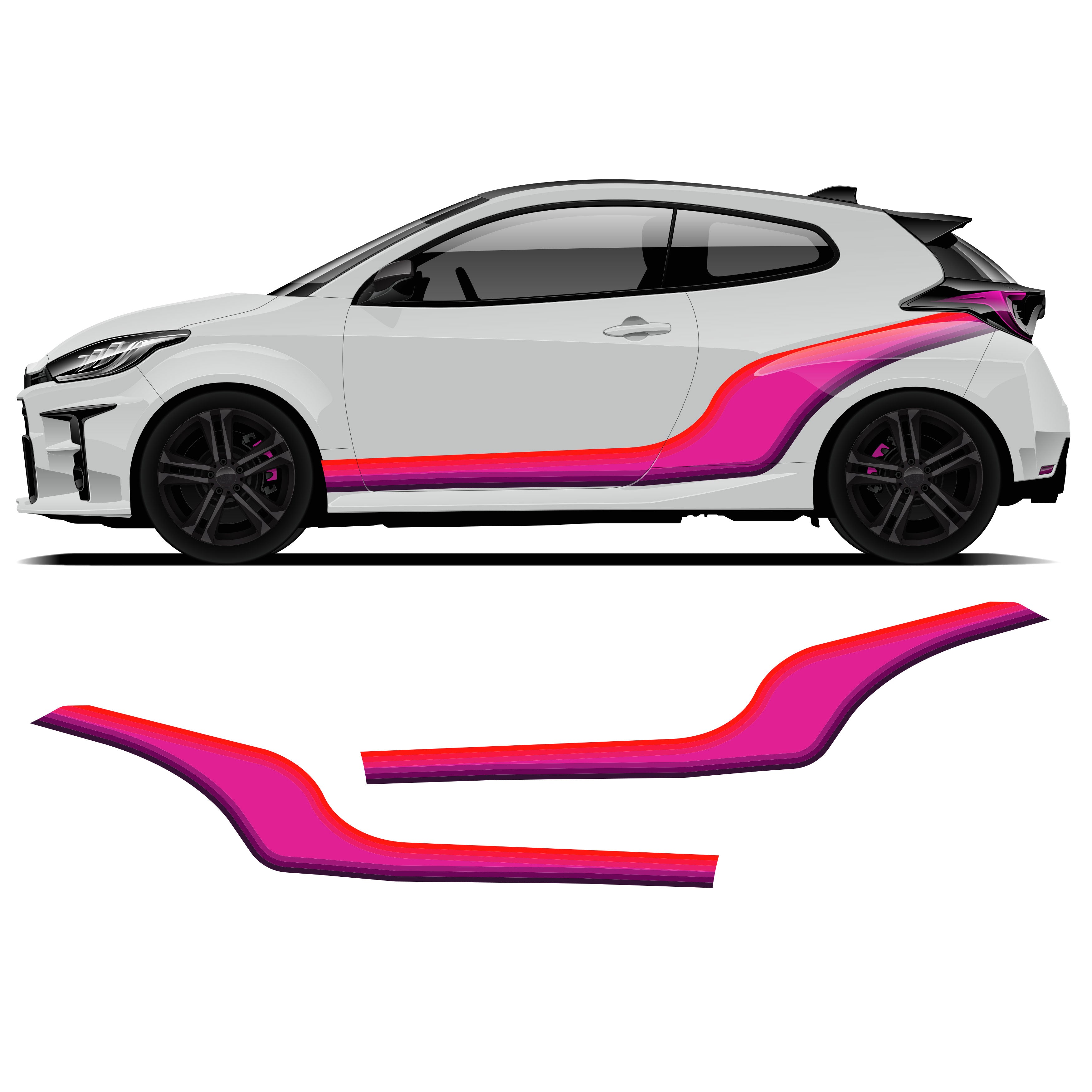 Toyota Yaris | Shop Vinyl Stripe Kits