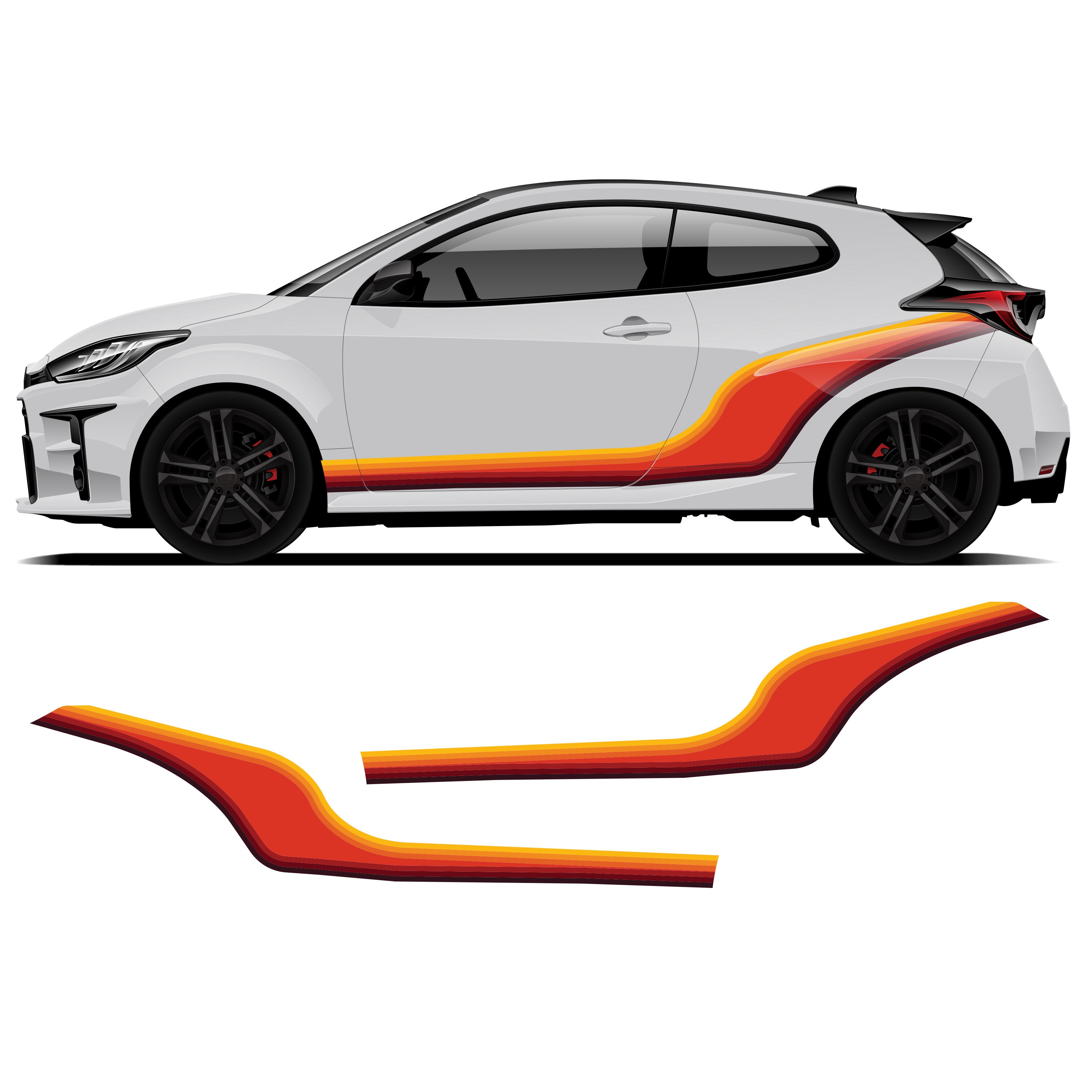 Toyota Yaris | Shop Vinyl Stripe Kits