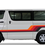 Santa Monica Van Stripe Kit | Retro Vinyl Decals for Vans & Campers