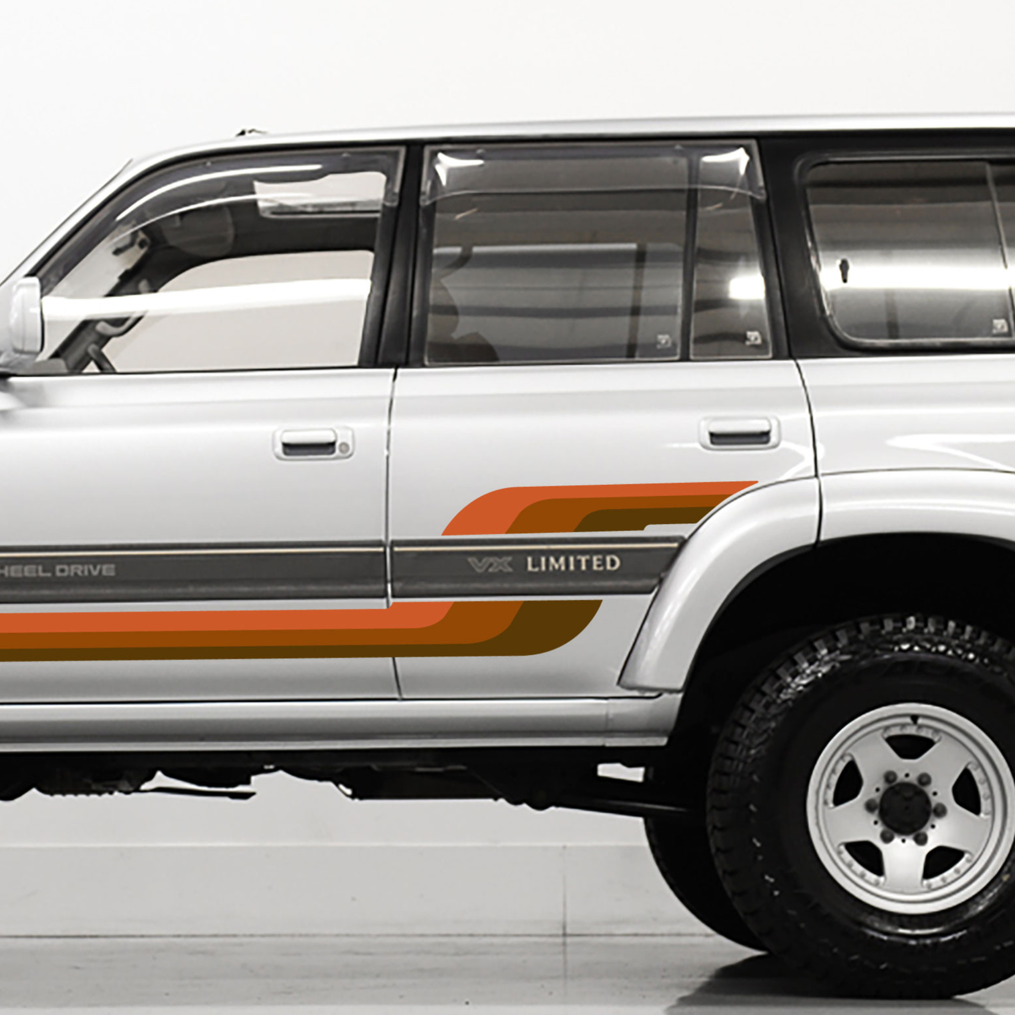 WINTON Stripe Kit – Retro Vinyl Decals for LandCruiser 80 Series