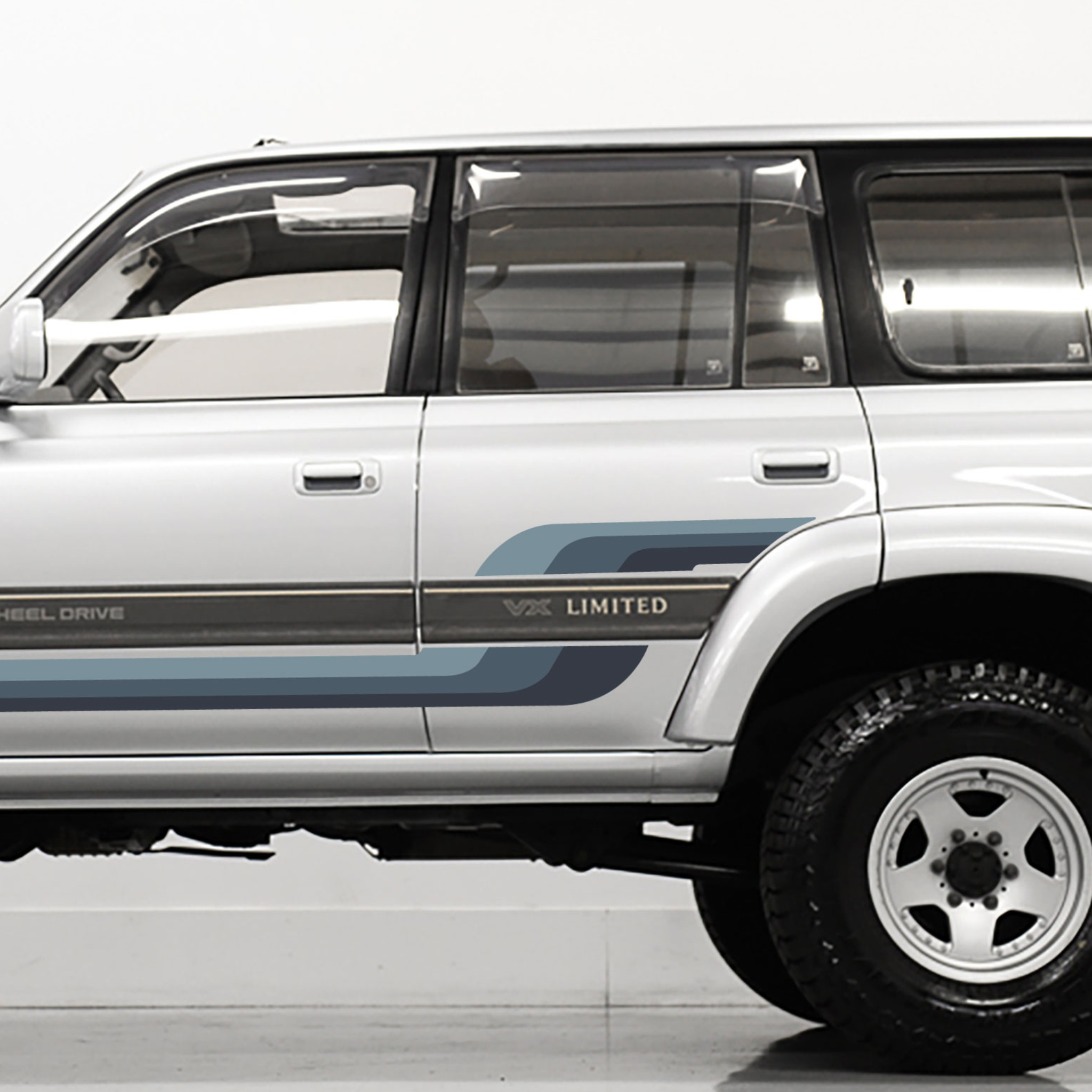 WINTON Stripe Kit – Retro Vinyl Decals for LandCruiser 80 Series