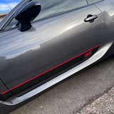 Subaru BRZ STi Sill and Bonnet stripes